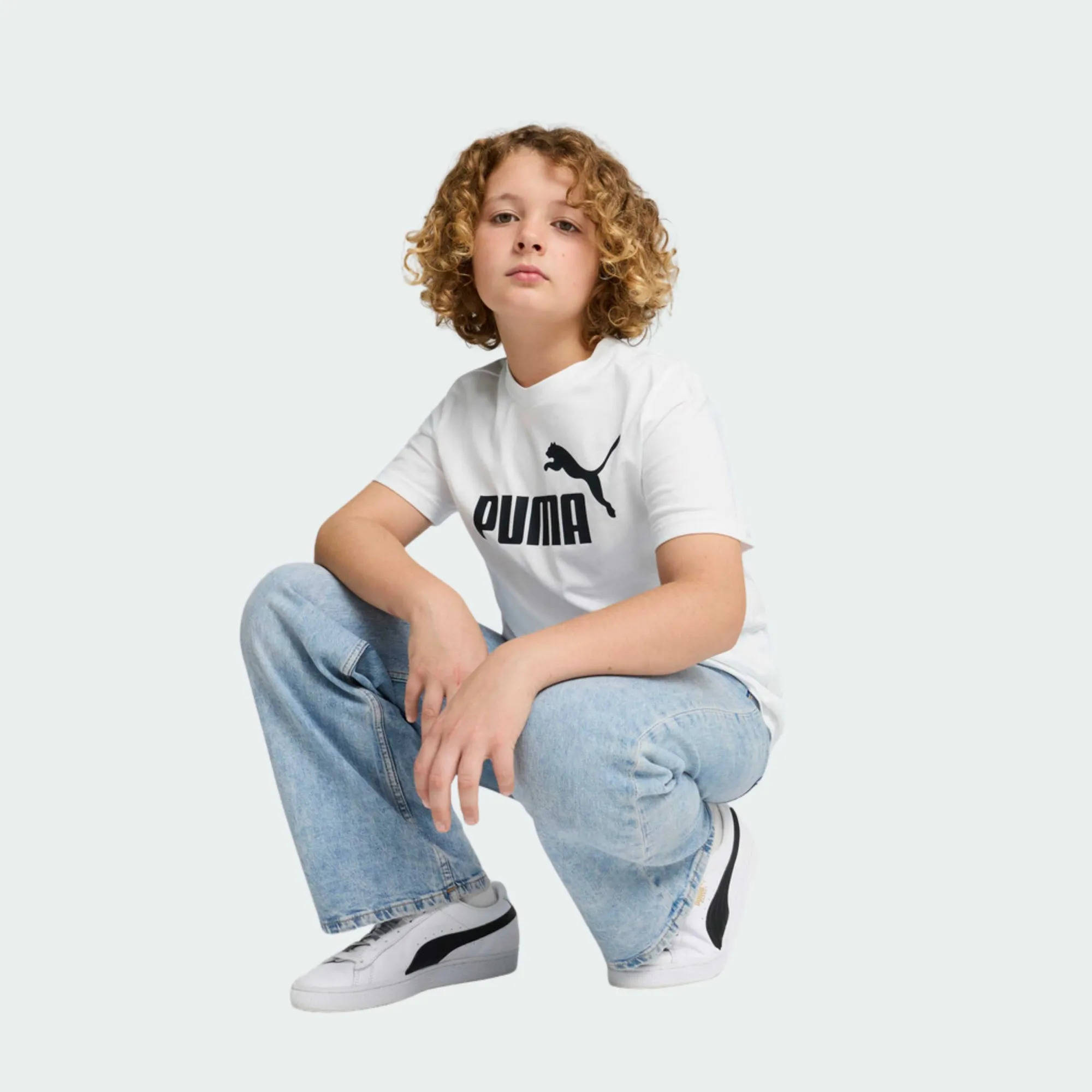 PUMA ESSENTIALS NO. 1 LOGO TEE BOYS