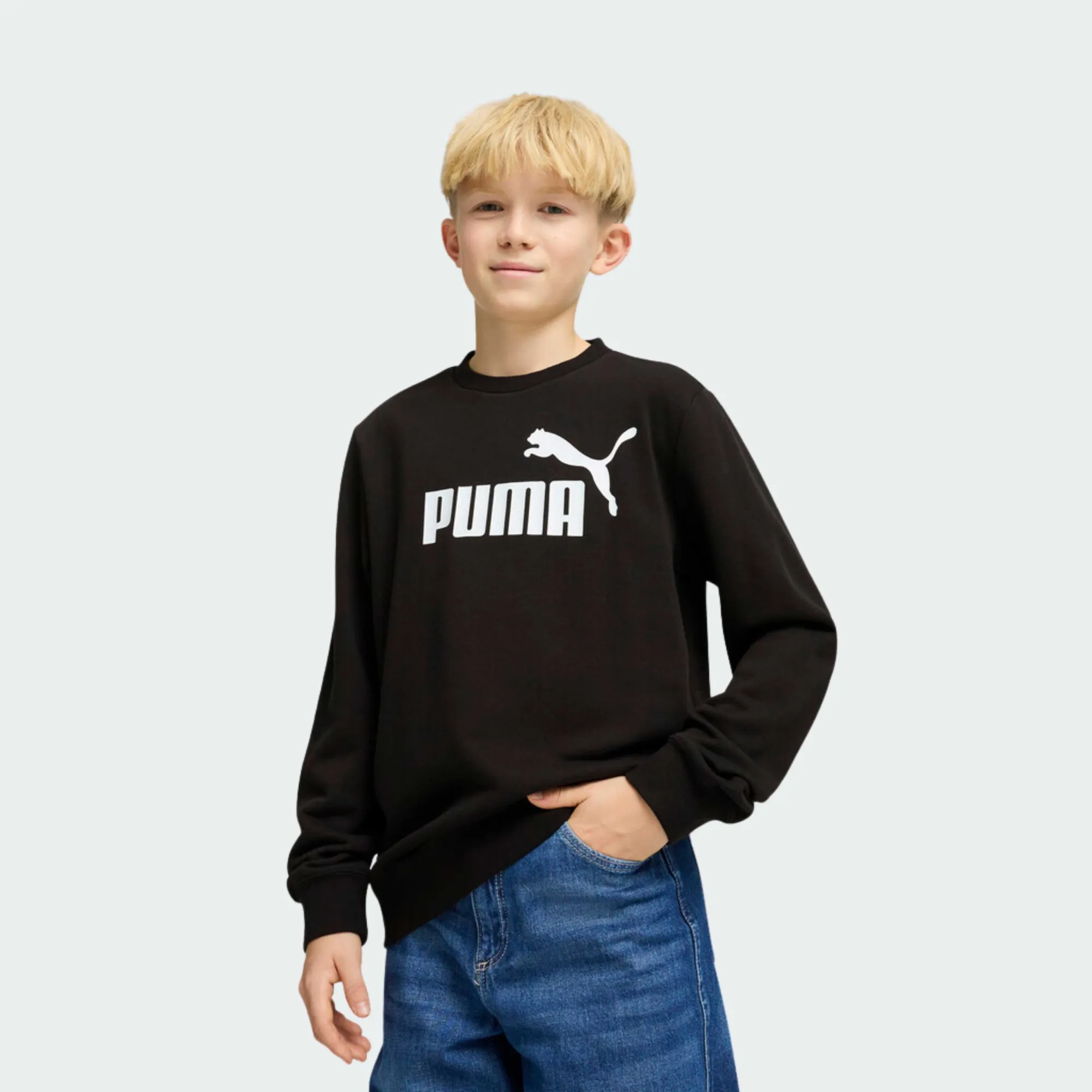 PUMA ESSENTIALS NO. 1 LOGO CREW BOYS