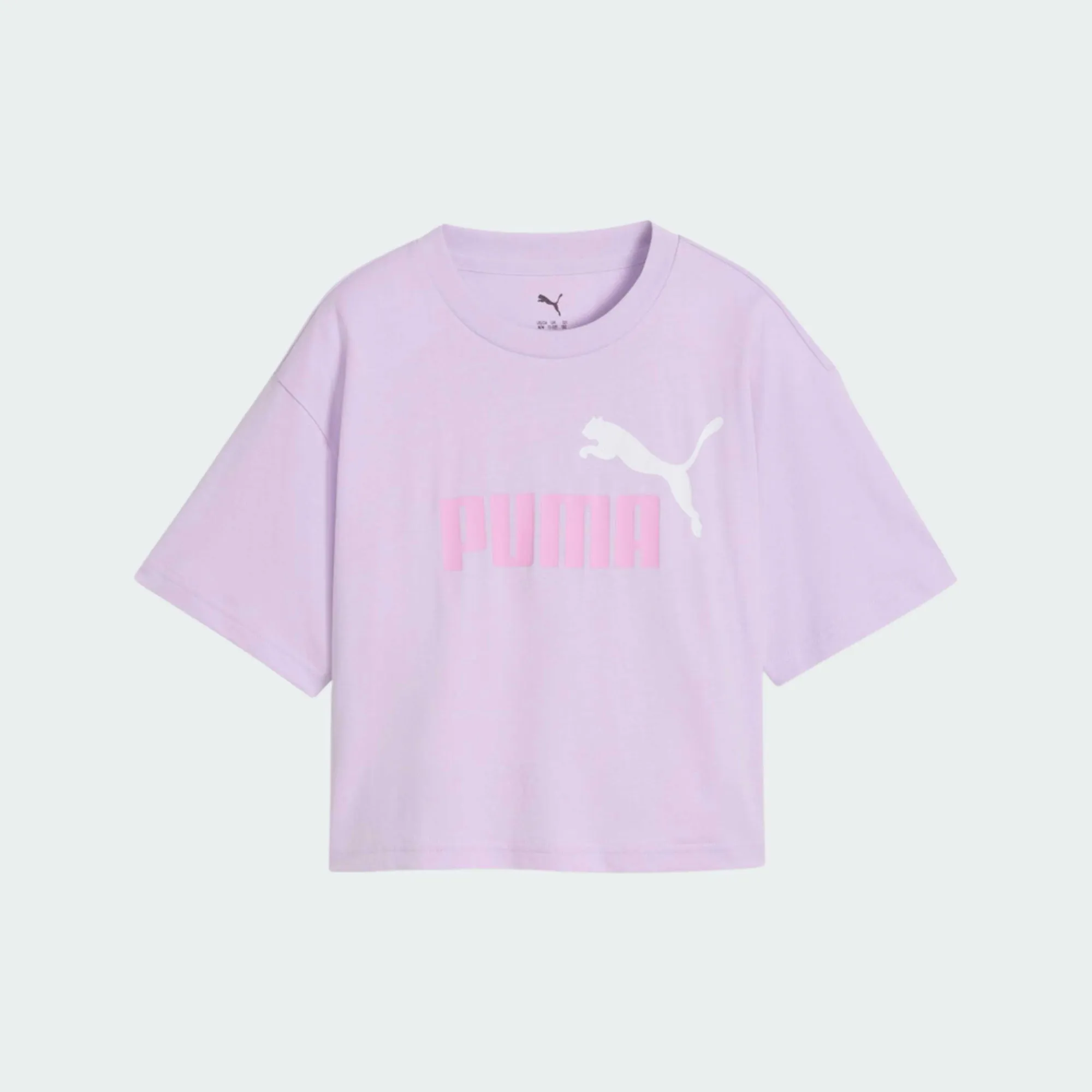 PUMA ESSENTIALS 2 COLOR NO. 1 LOGO  SHORT LENGTH TEE GIRLS