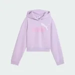 PUMA ESSENTIALS 2 COLOR NO. 1 LOGO  SHORT LENGTH HOODIE GIRLS