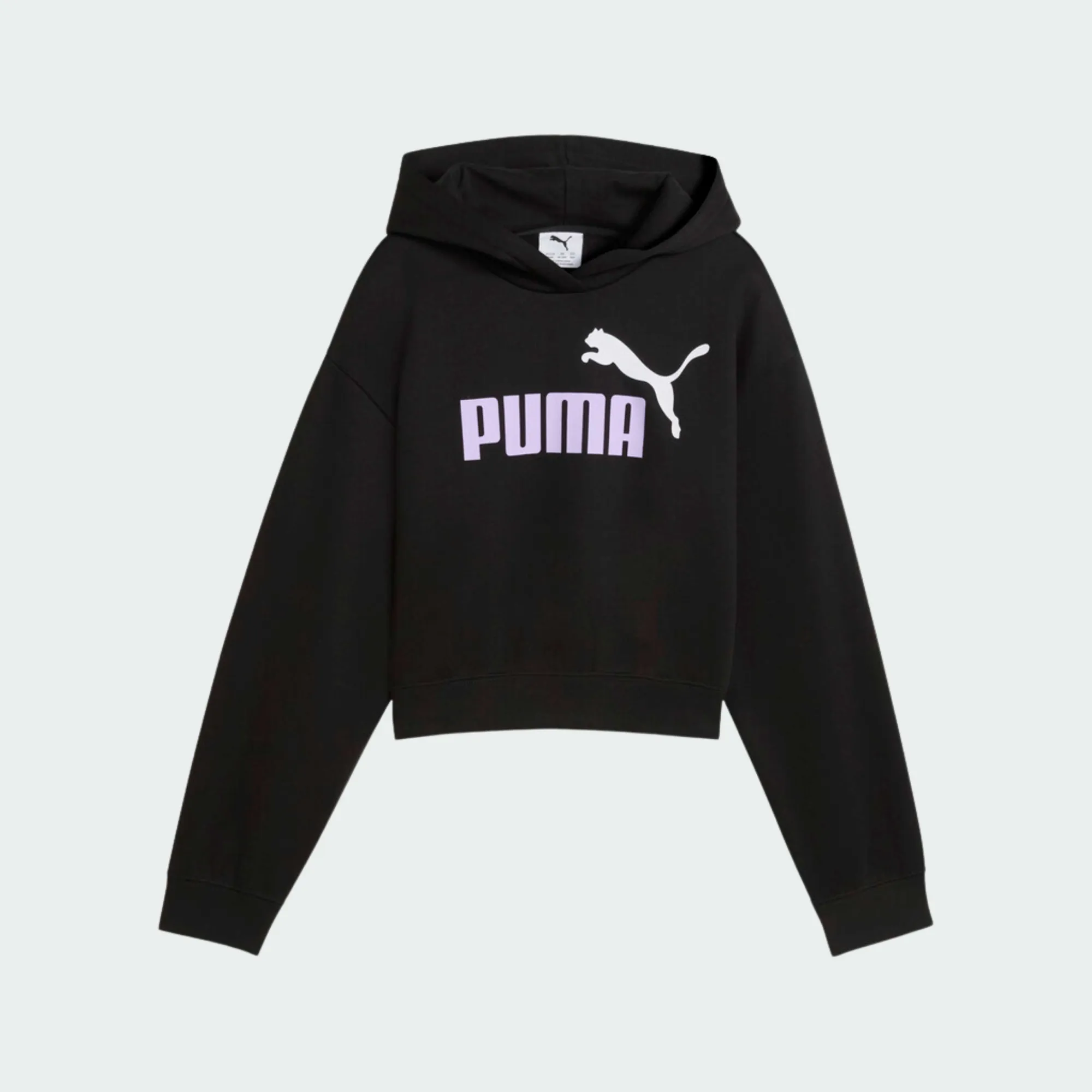 PUMA ESSENTIALS 2 COLOR NO. 1 LOGO  SHORT LENGTH HOODIE GIRLS