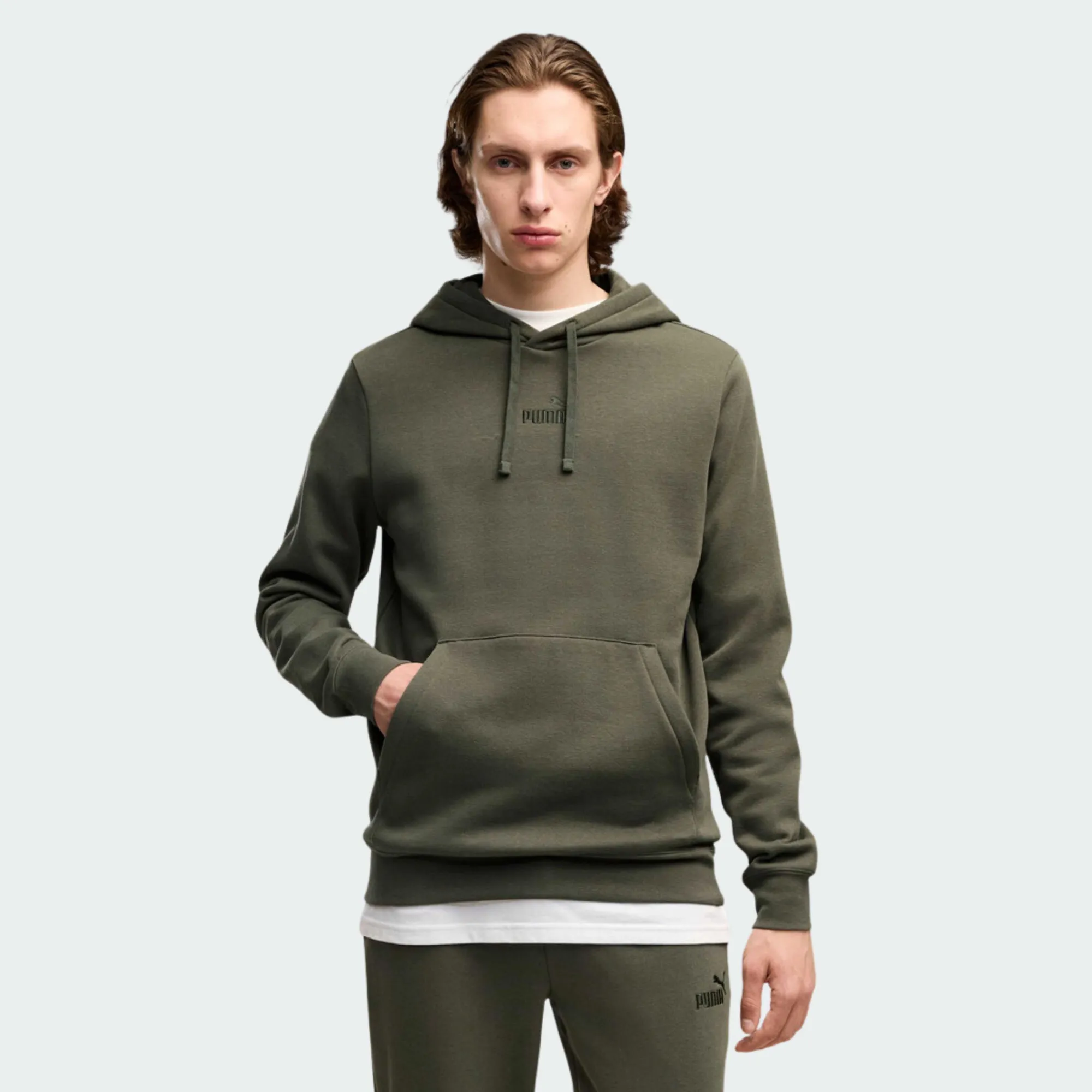 PUMA ESSENTIALS SMALL NO.1 LOGO CENTERED HOODIE