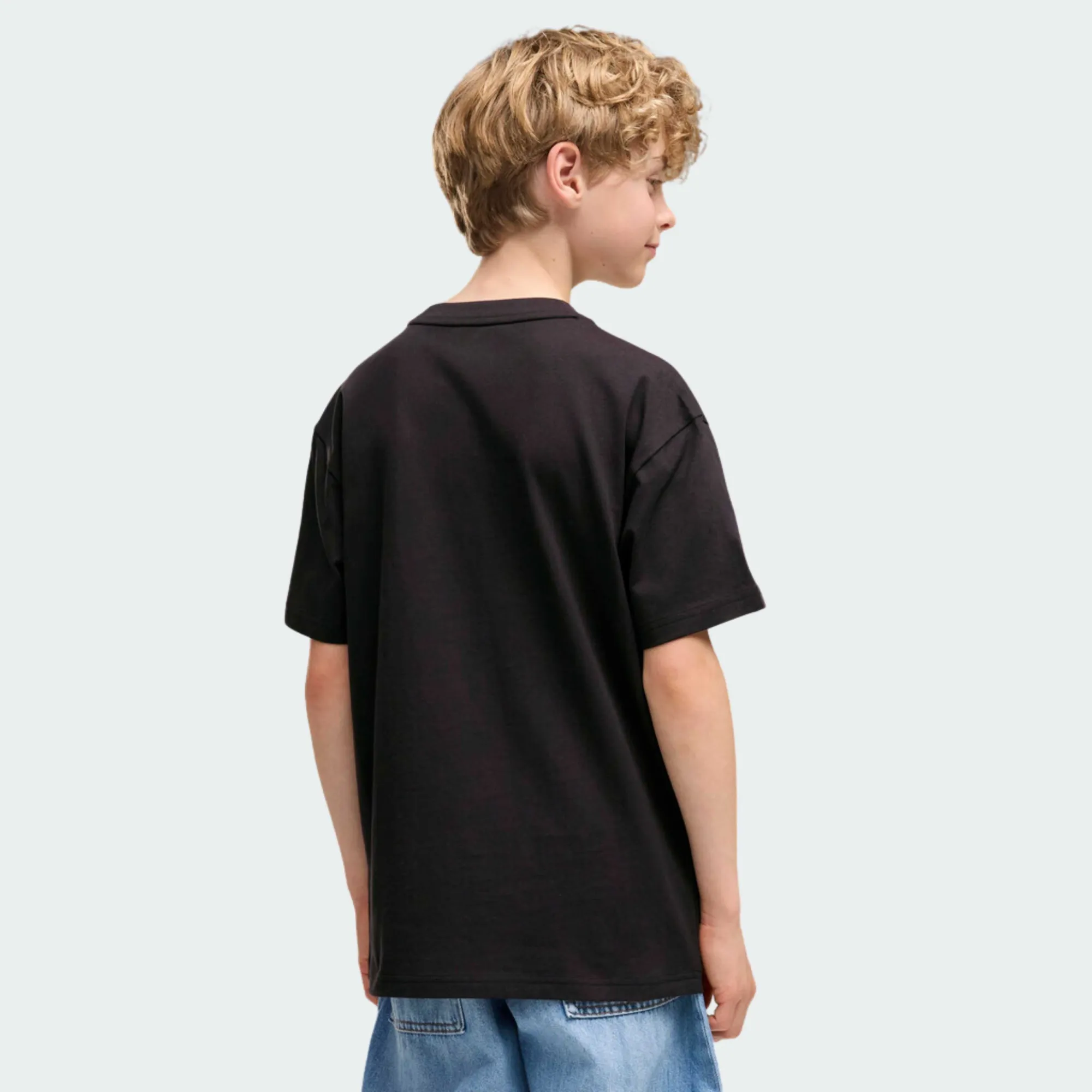 PUMA ESSENTIALS LOGO LAB RELAXED FRONT GRAPHIC TEE BOYS