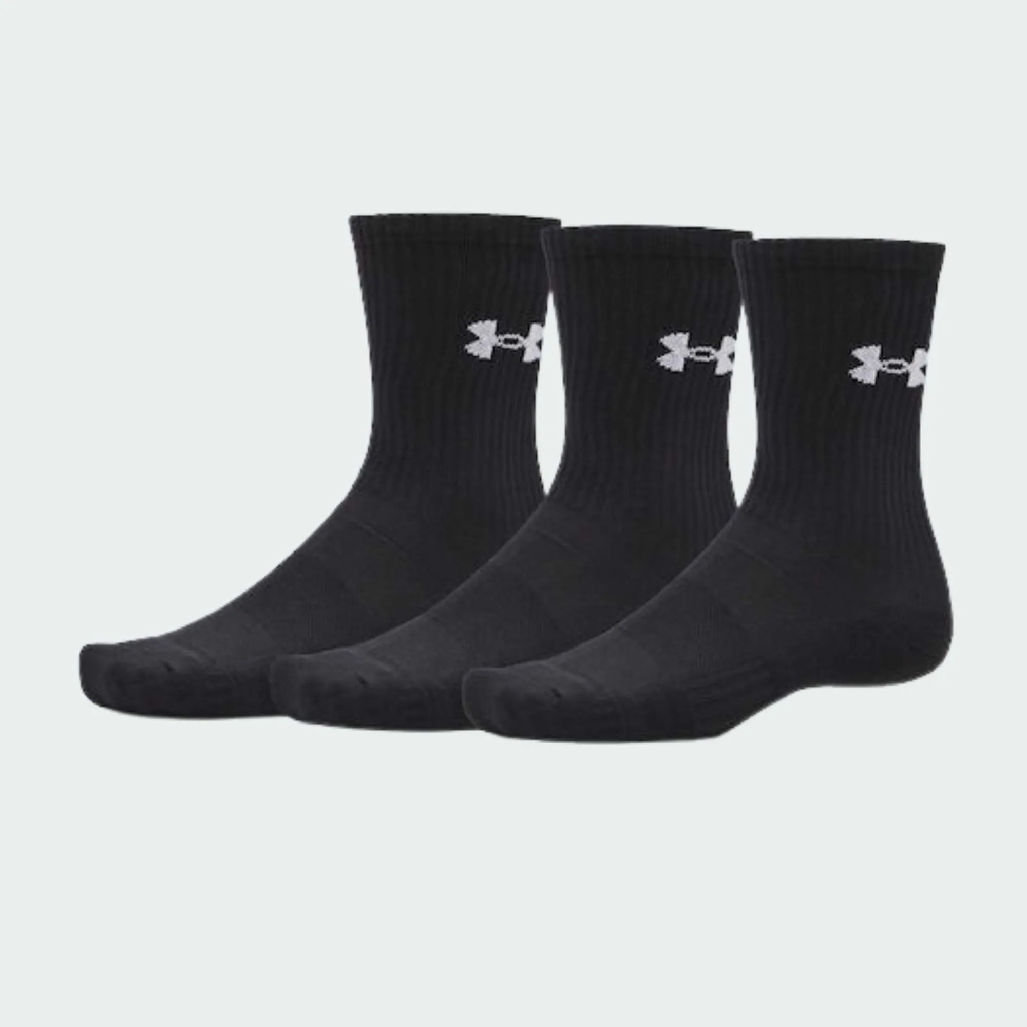 UNDER ARMOUR PERFORMANCE COTTON 3PACK CREW
