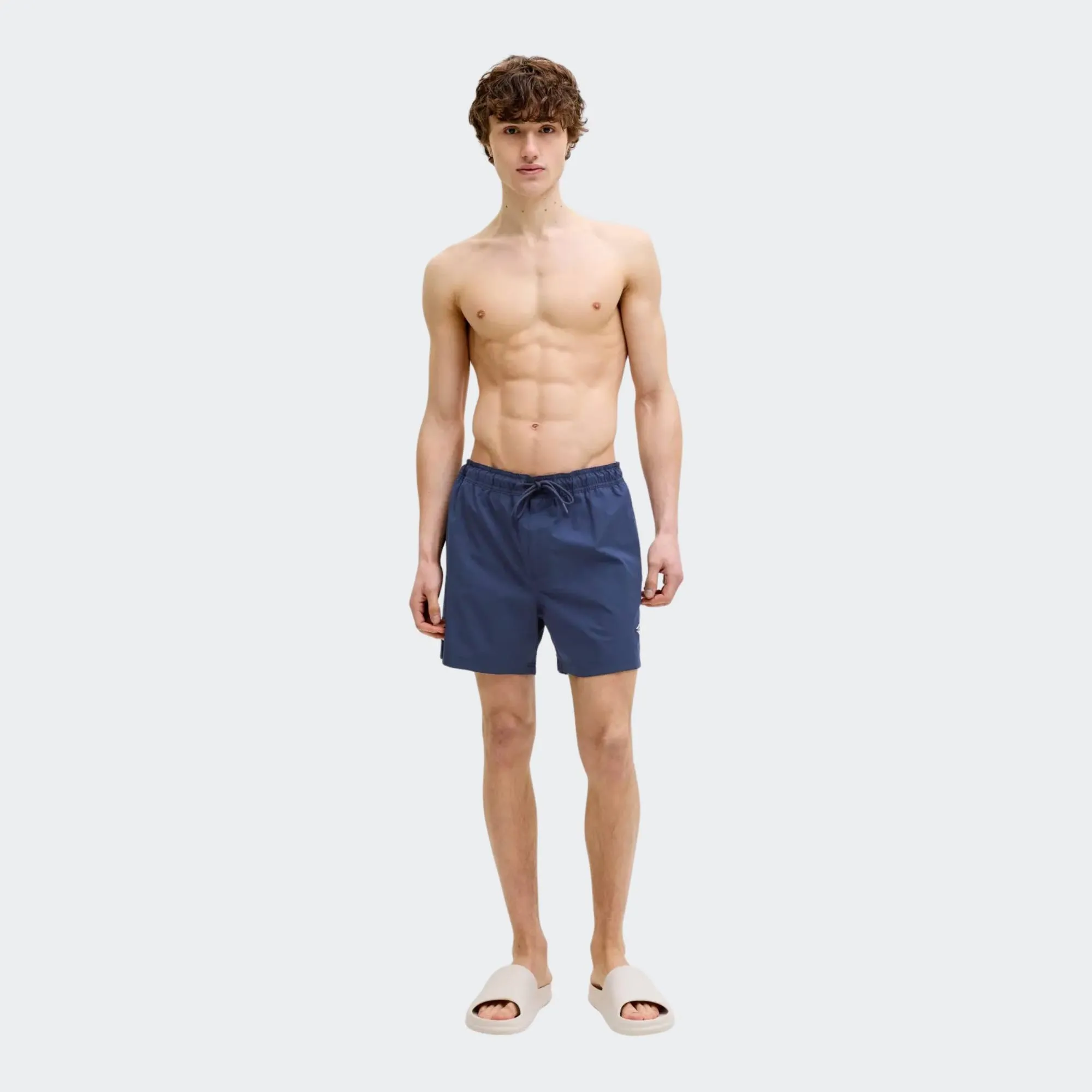 JACK & JONES MAUI TROPIC SOLID SWIM SHORTS REGULAR