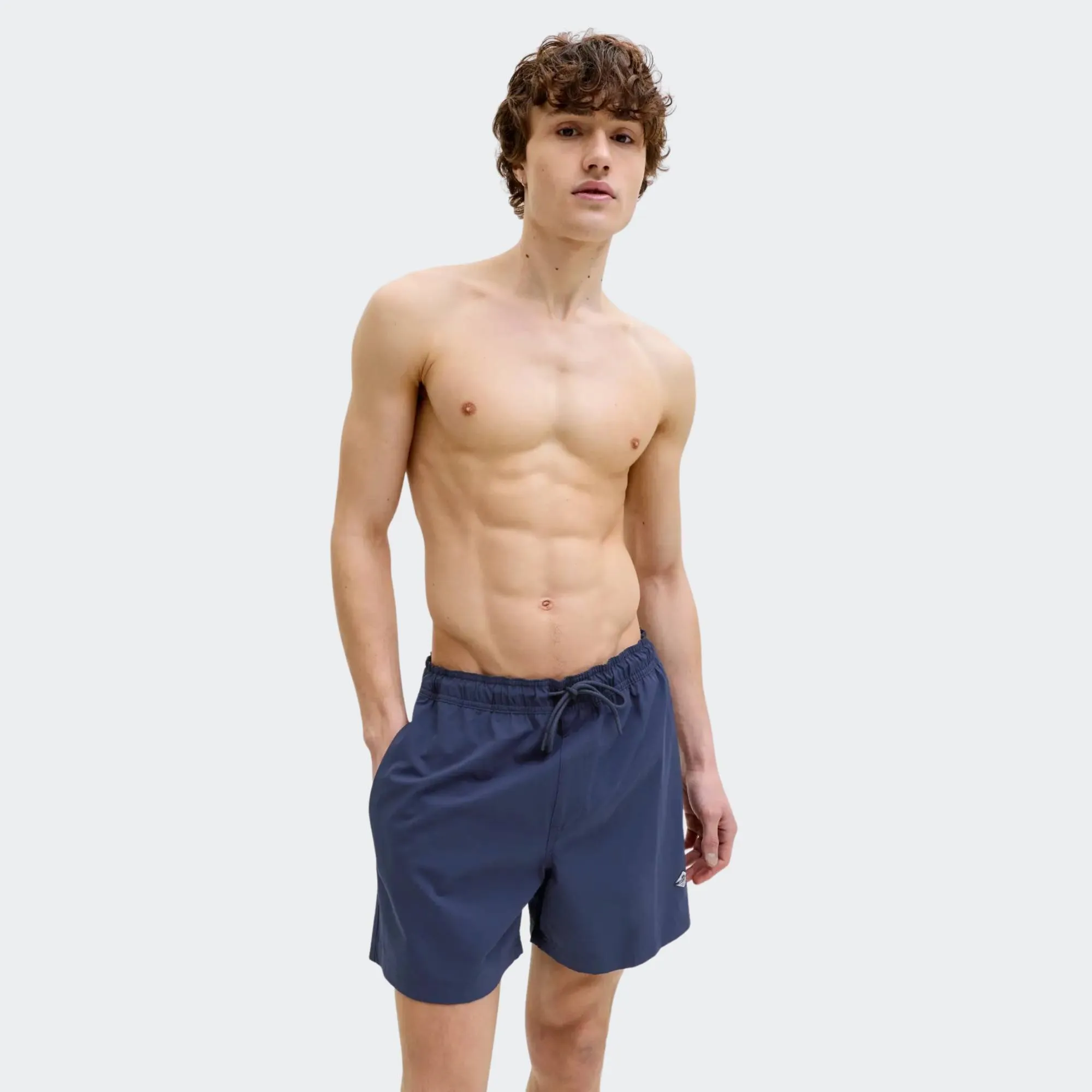 JACK & JONES MAUI TROPIC SOLID SWIM SHORTS REGULAR