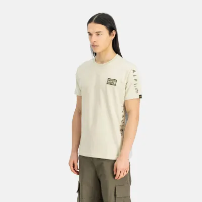 ALPHA INDUSTRIES CAMO SLEEVE T-SHIRT