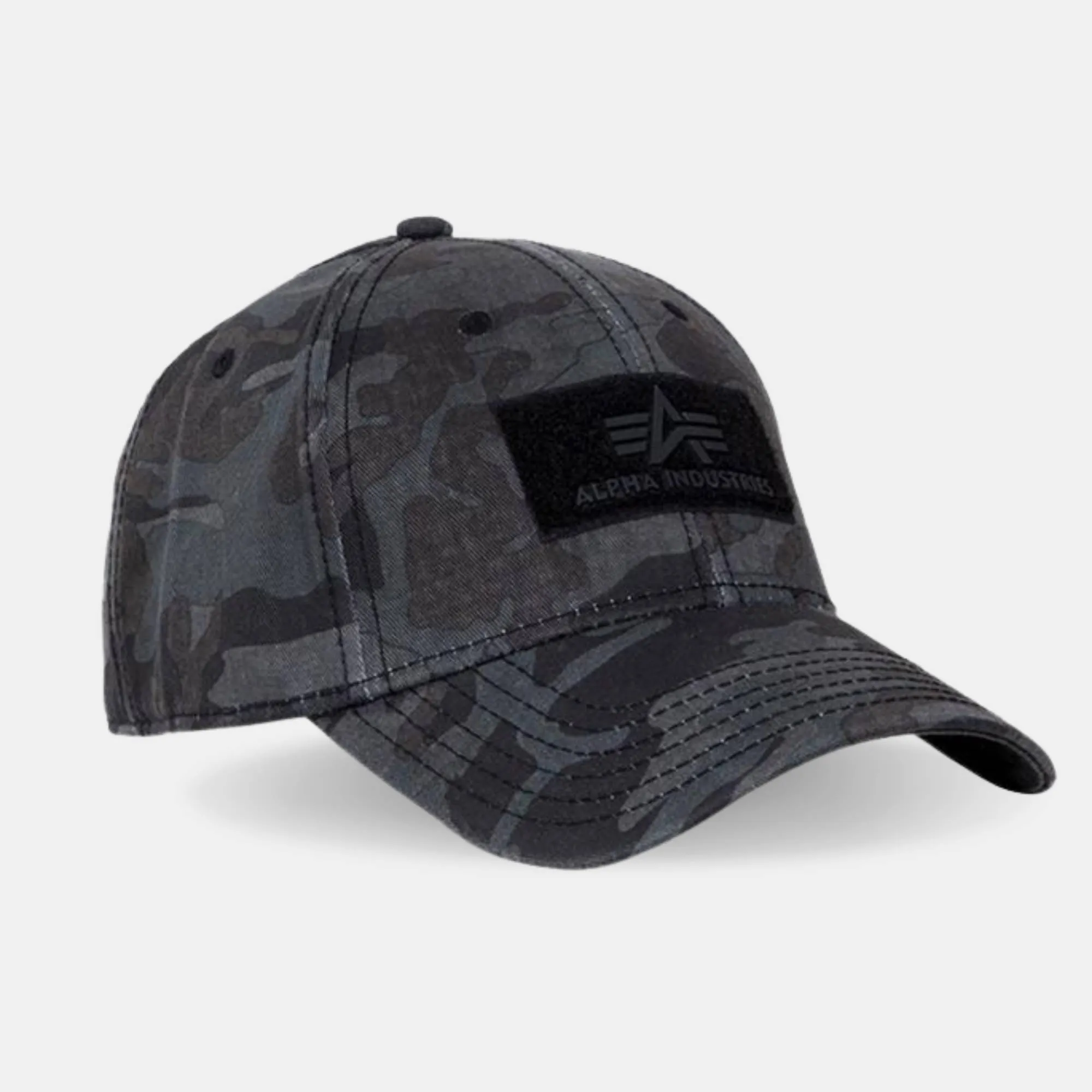 ALPHA INDUSTRIES VELCRO CAP CAMO