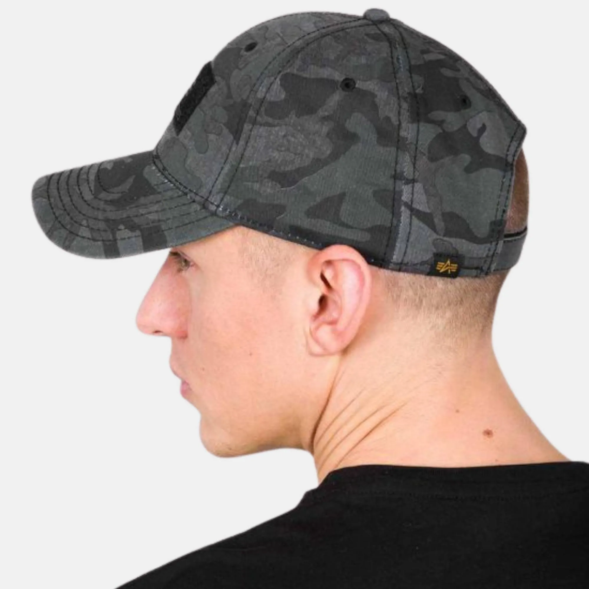 ALPHA INDUSTRIES VELCRO CAP CAMO