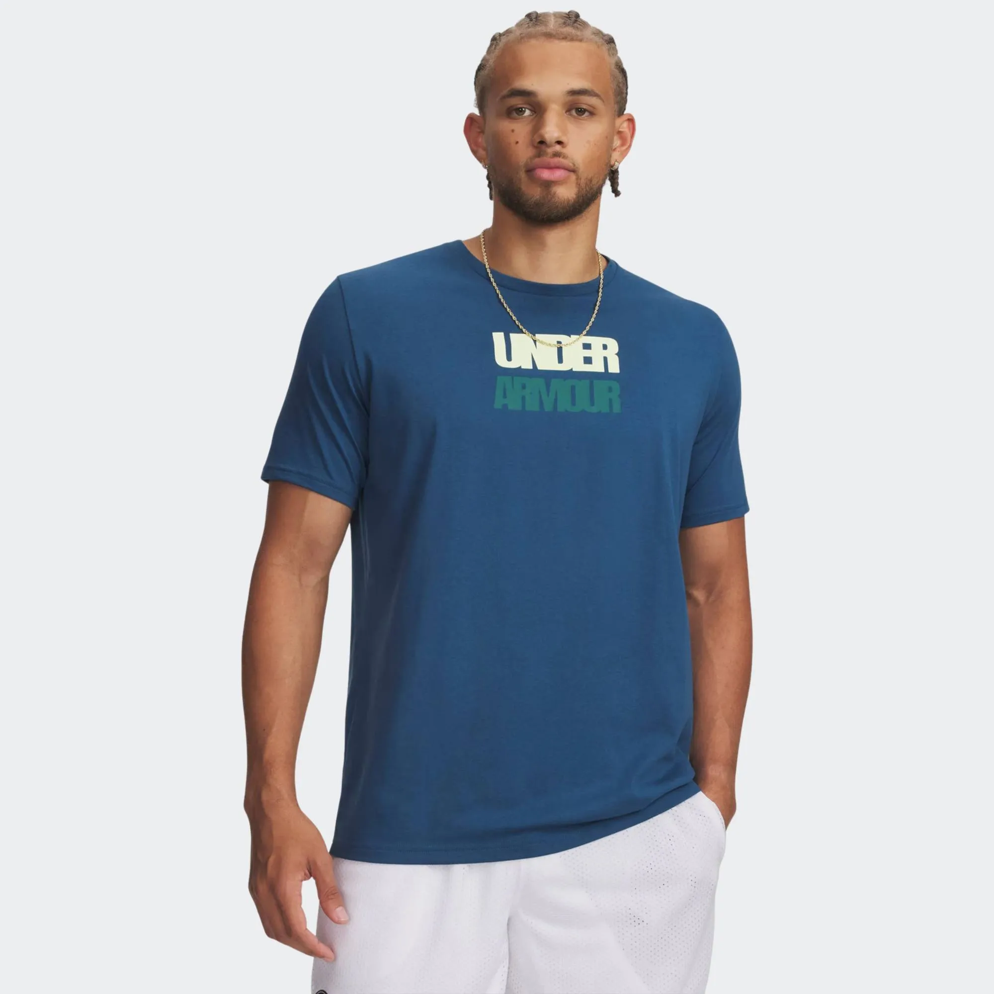 UNDER ARMOUR BLOCK LOGO TSHIRT