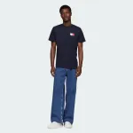 TOMMY JEANS MENS SLIM ESSENTIAL FLAG TEE