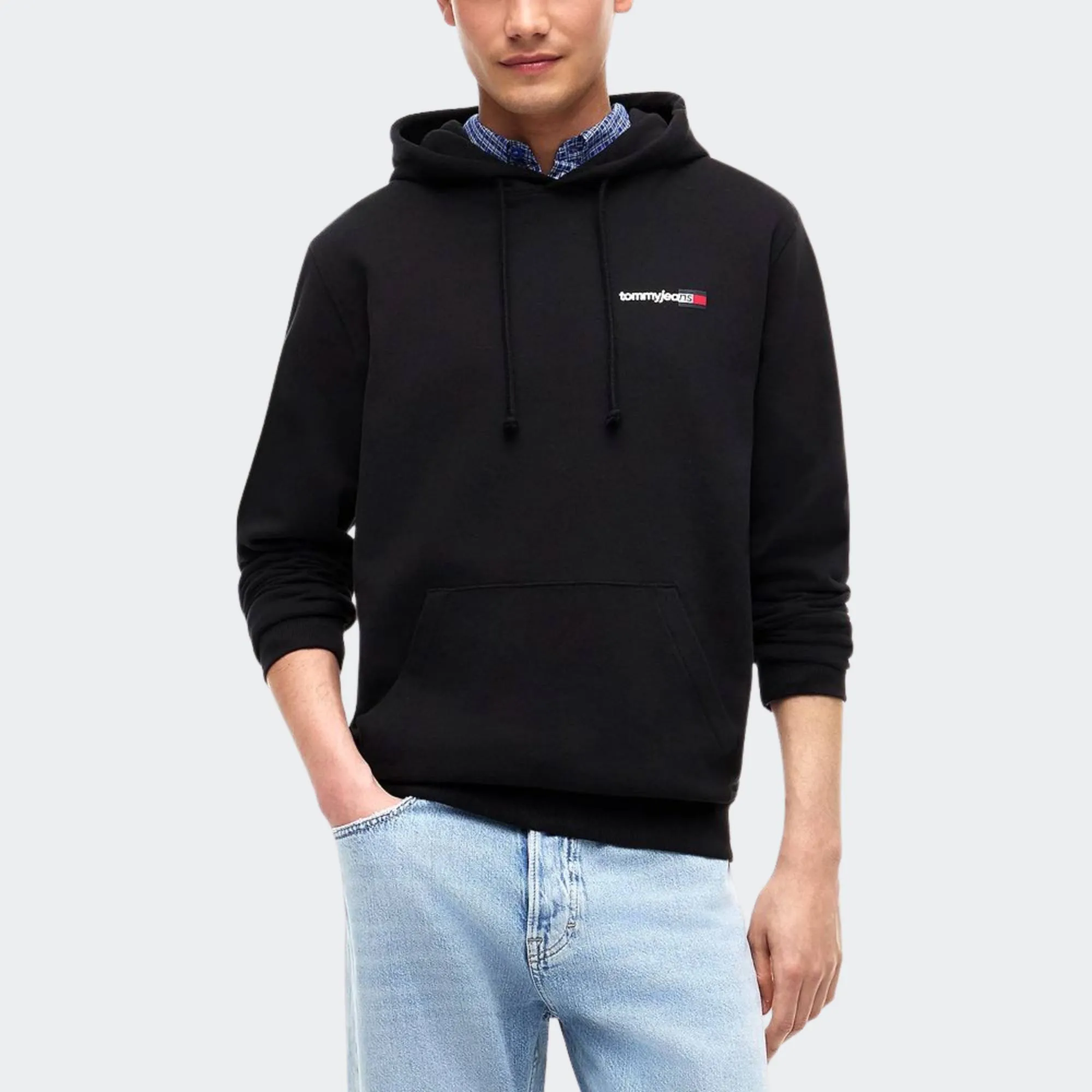 TOMMY JEANS MENS REGULAR ENTRY DNA HOODIE