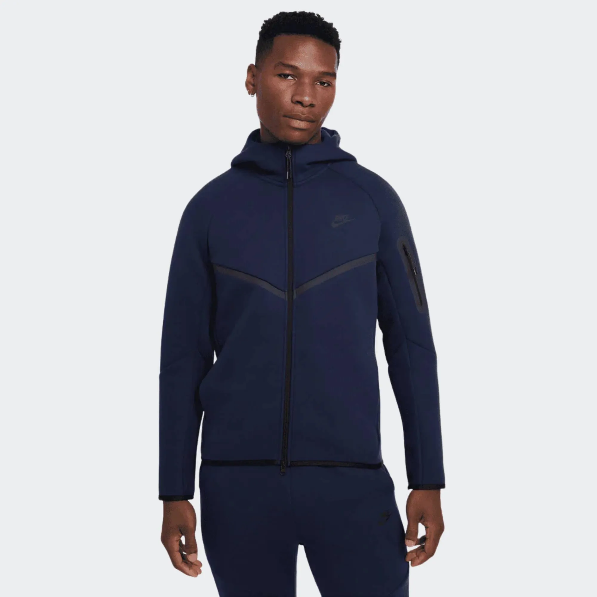 NIKE MENS TECH FLEECE ZIP HOODIE