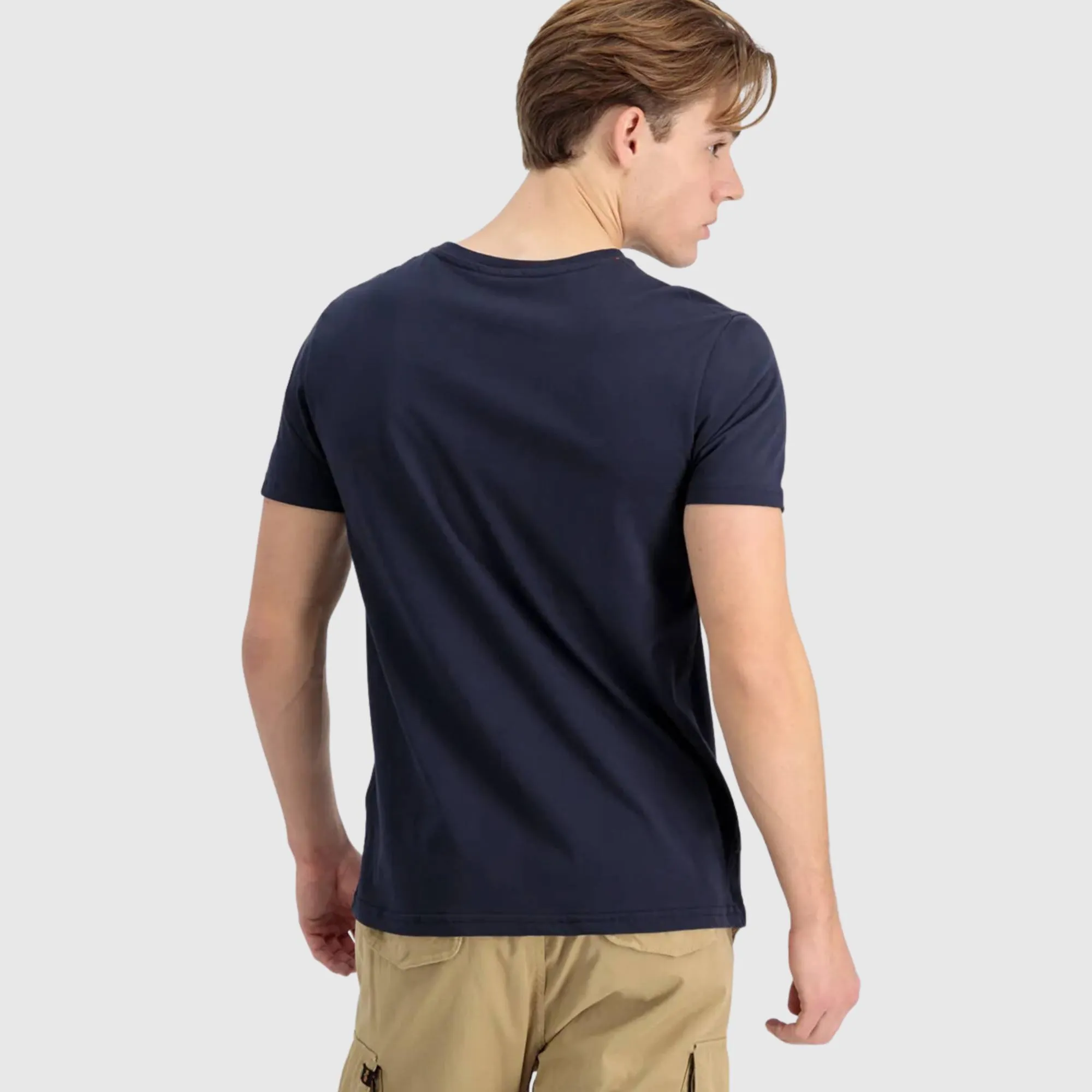 ALPHA INDUSTRIES BASIC MID LOGO T-SHIRT