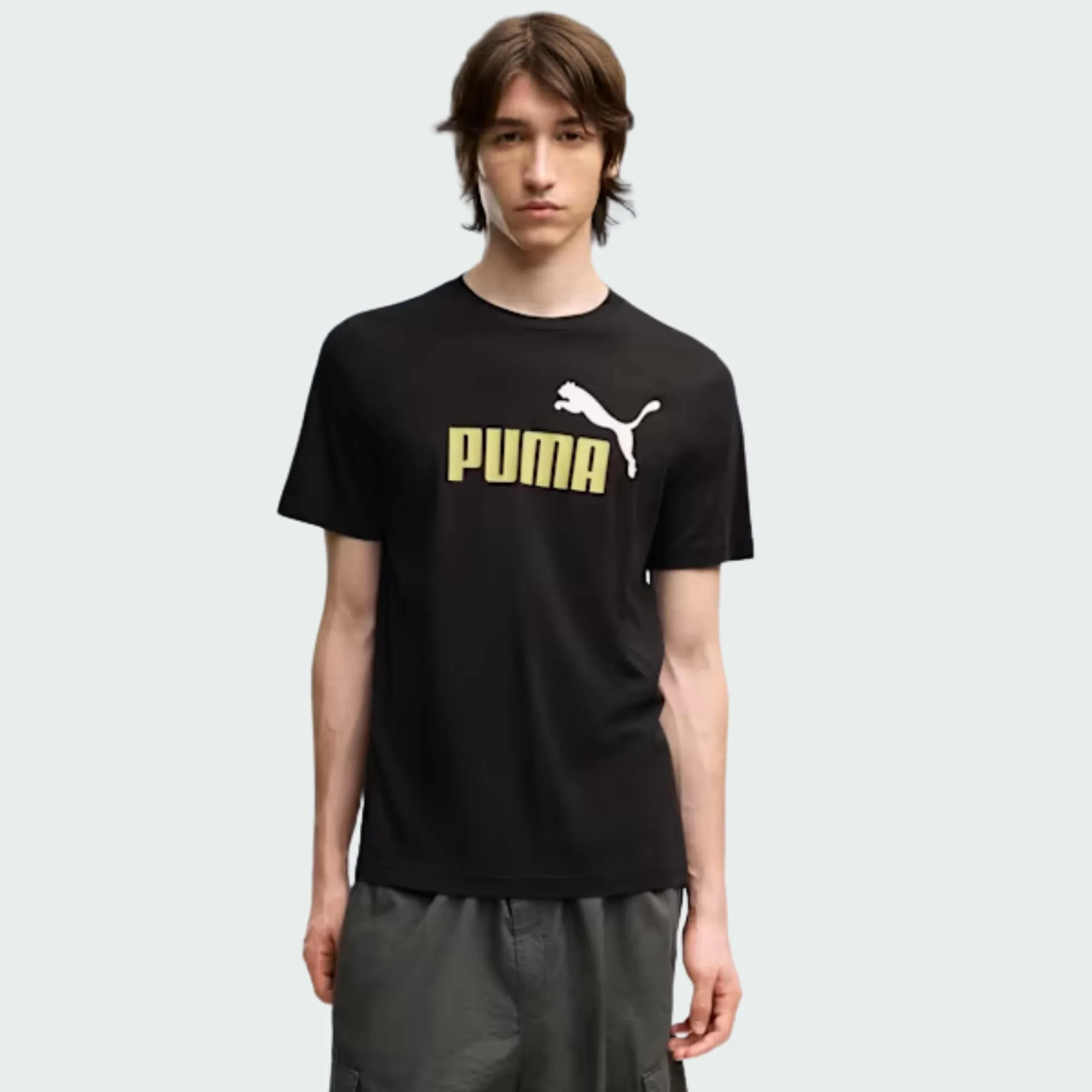 PUMA ESSENTIALS 2 COLOR NO. 1 LOGO TEE