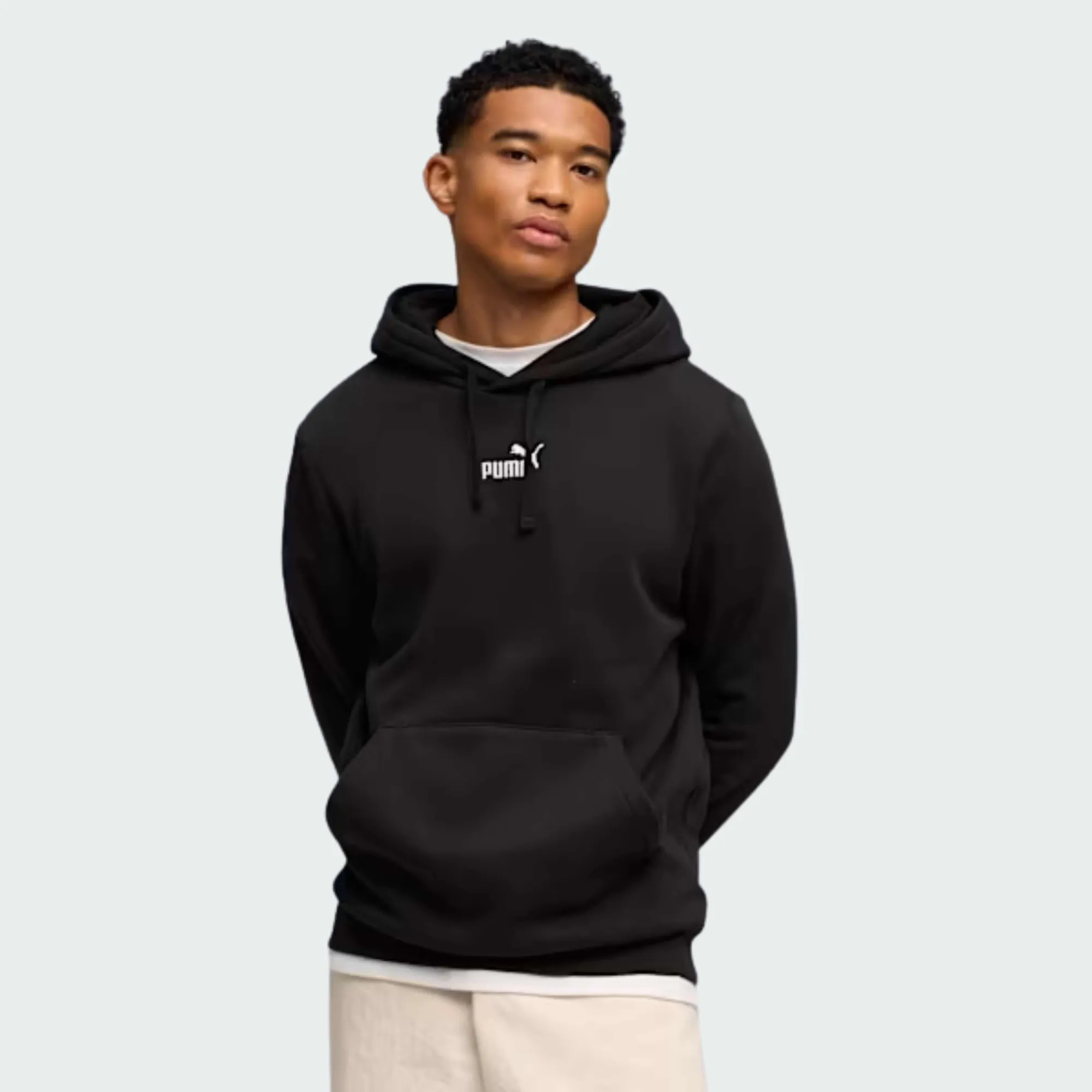 PUMA ESSENTIALS SMALL NO.1 LOGO CENTERED HOODIE