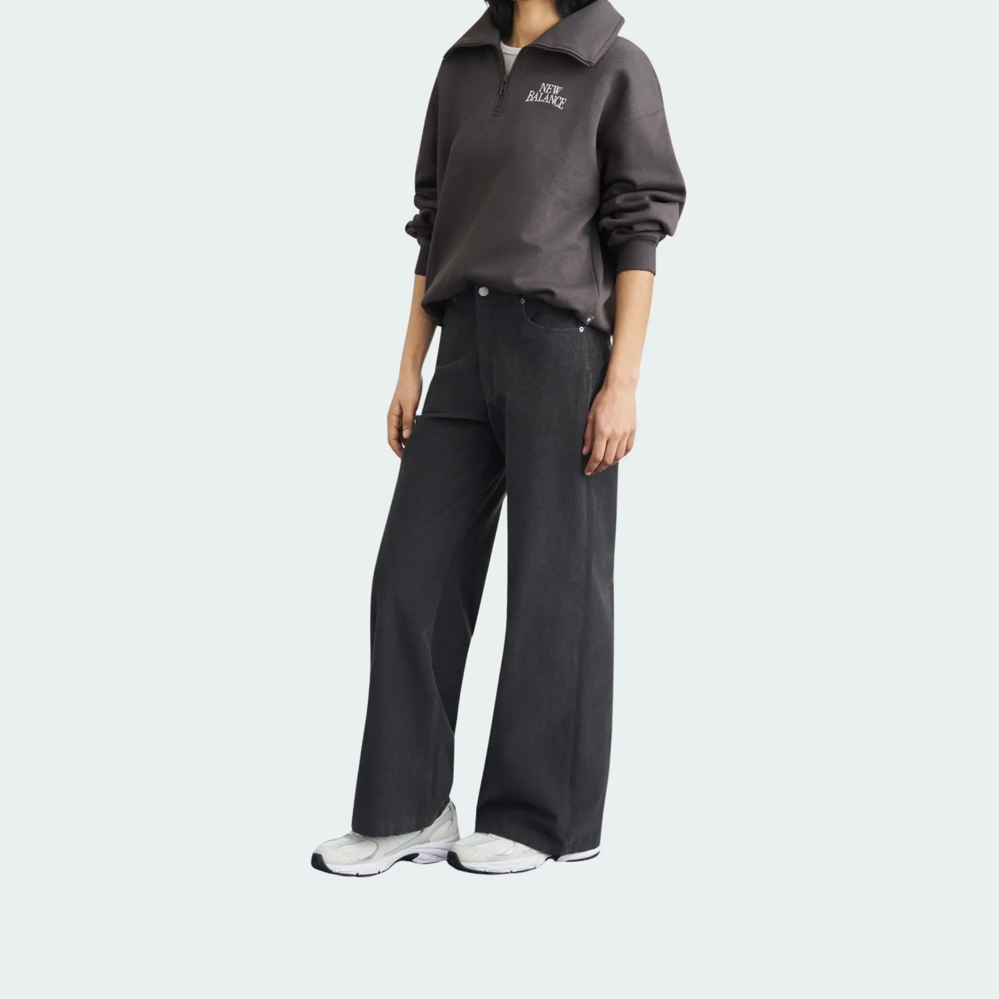 NEW BALANCE TRACKSIDE FRENCH TERRY HALF ZIP
