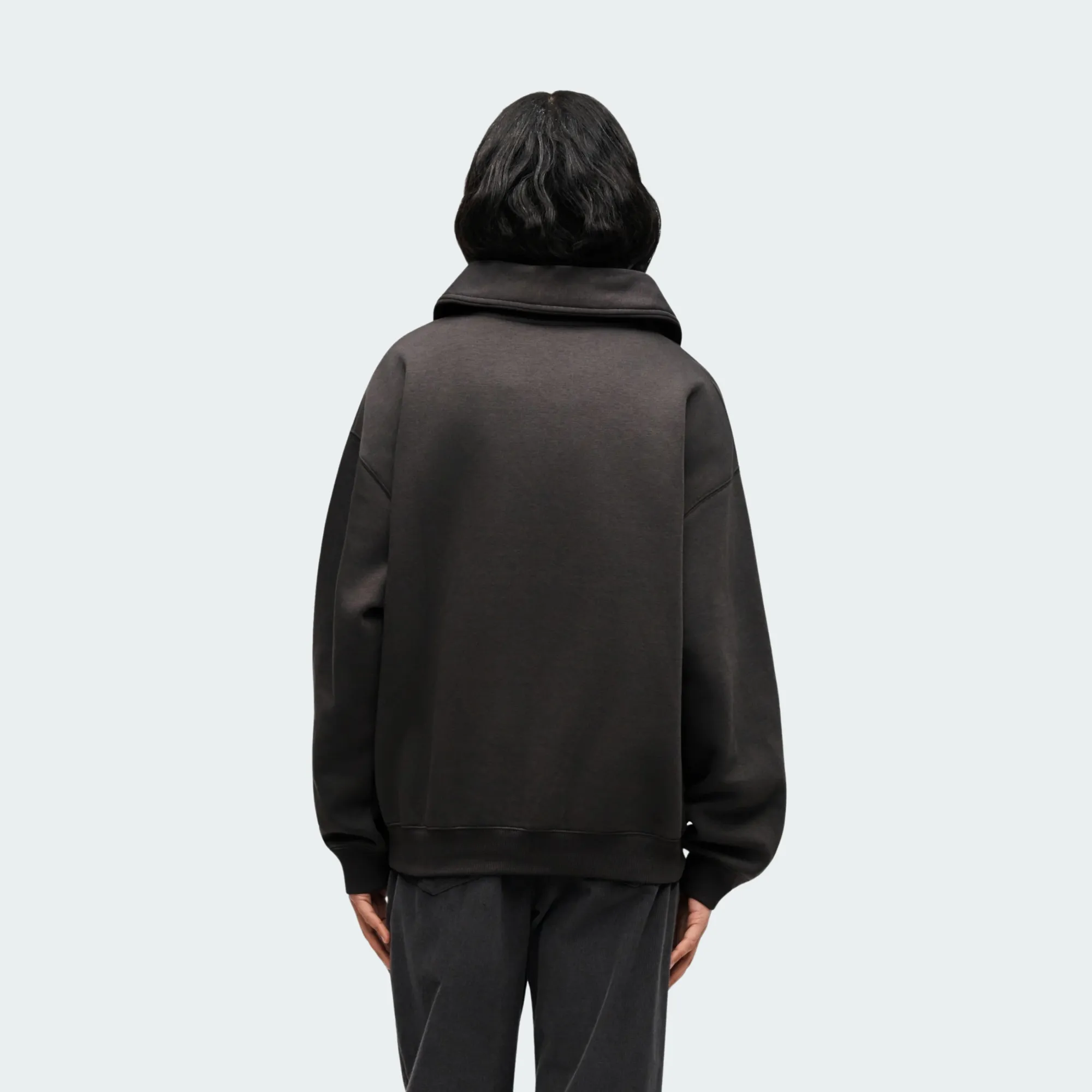NEW BALANCE TRACKSIDE FRENCH TERRY HALF ZIP