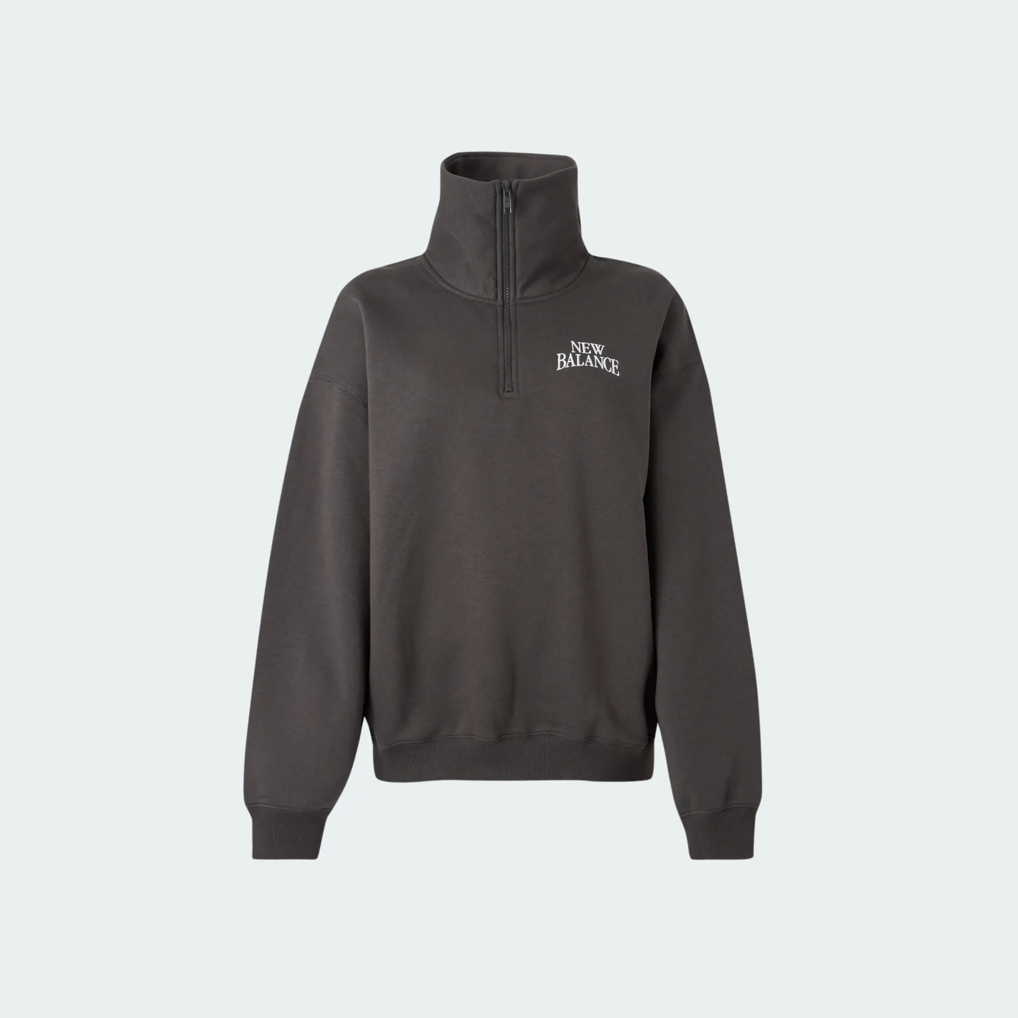NEW BALANCE TRACKSIDE FRENCH TERRY HALF ZIP