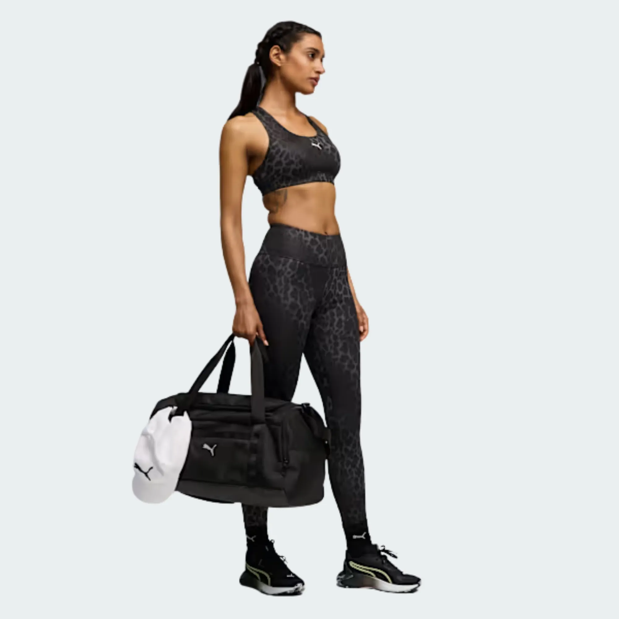 PUMA WOMENS TAD ESSENTIAL SPOTTED HAZE TIGHT - HW 7/8