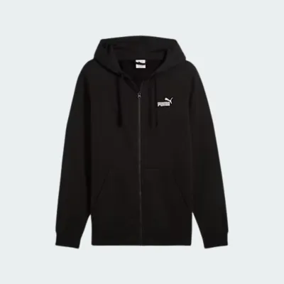PUMA ESSENTIALS SMALL NO. 1 LOGO FULL-ZIP HOODIE