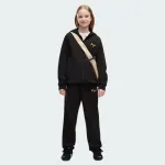 PUMA ESSENTIALS SCRIPT GLITTER FULL-ZIP SWEAT SUIT GIRLS