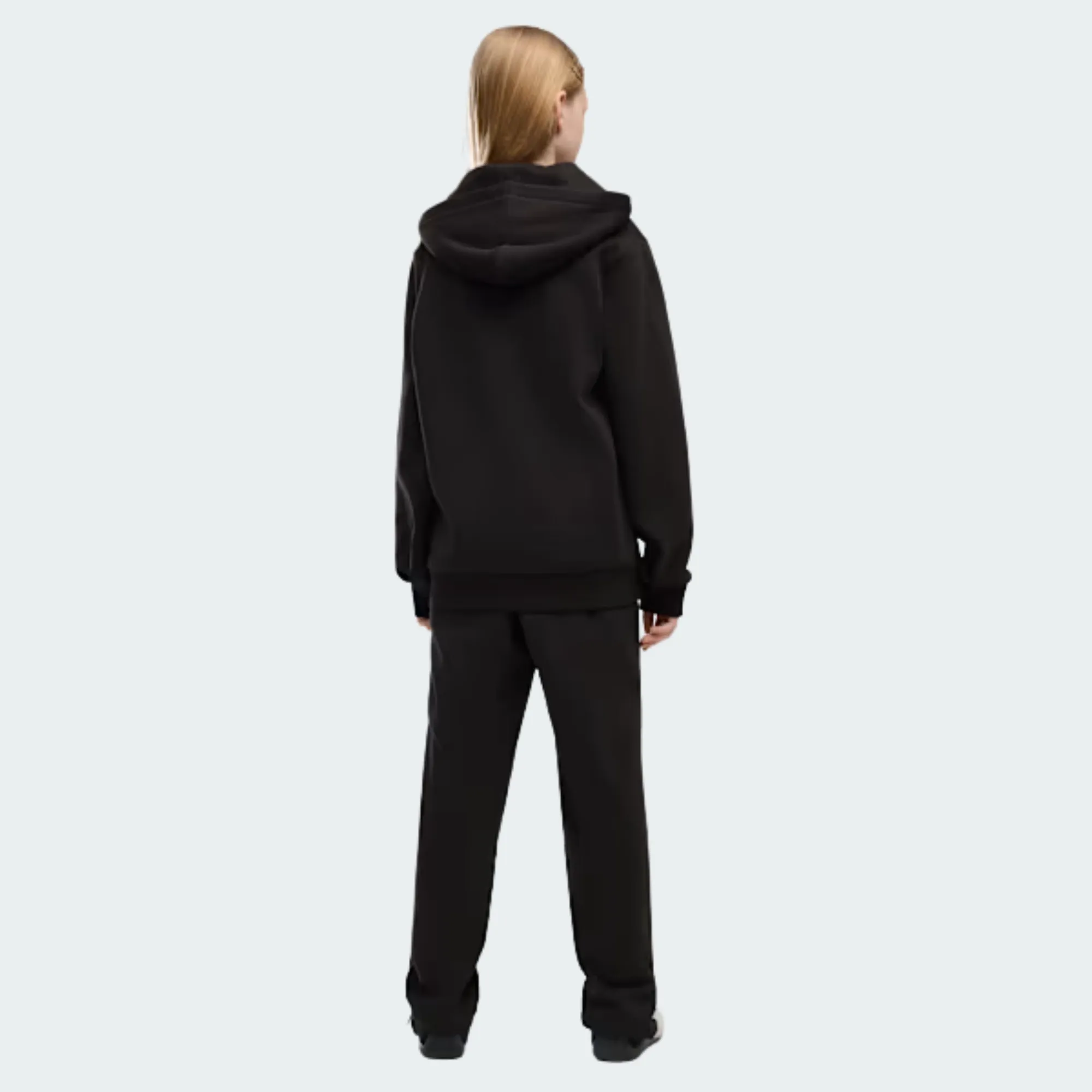 PUMA ESSENTIALS SCRIPT GLITTER FULL-ZIP SWEAT SUIT GIRLS