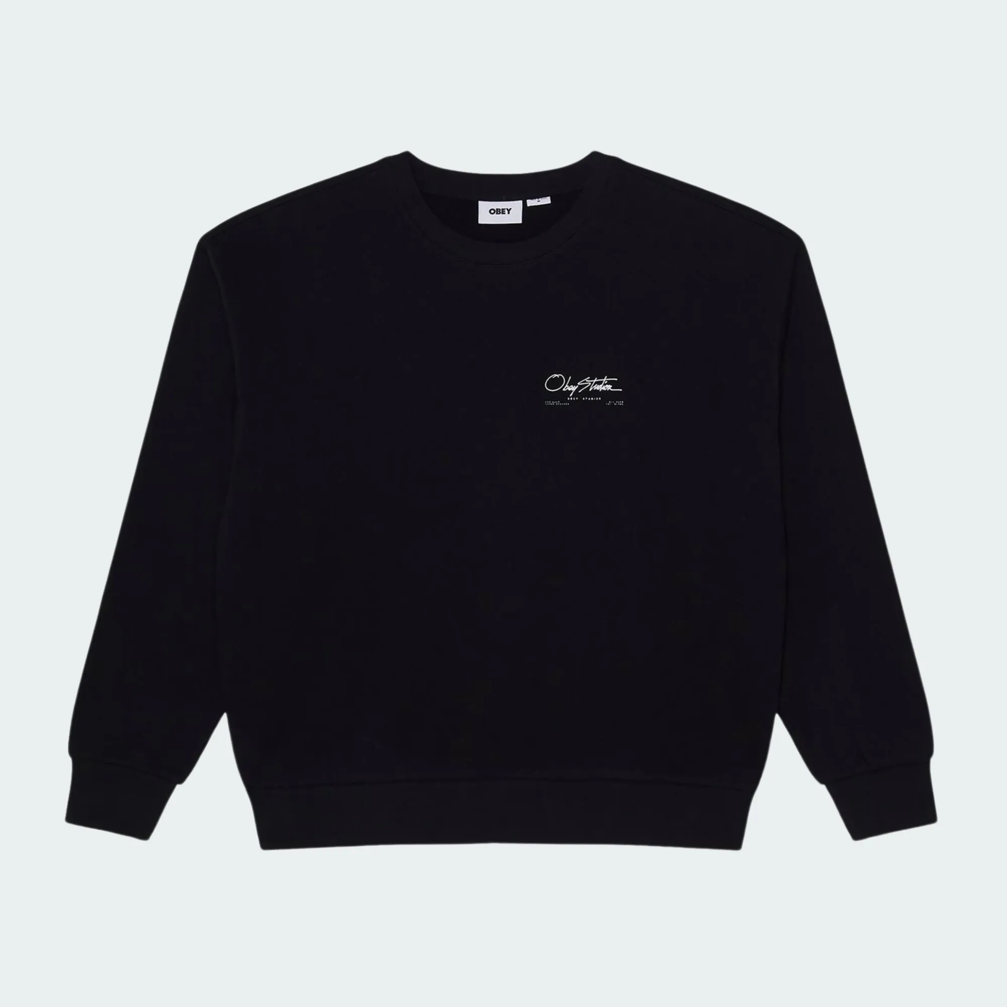 OBEY AUTOGRAPH CREW FLEECE