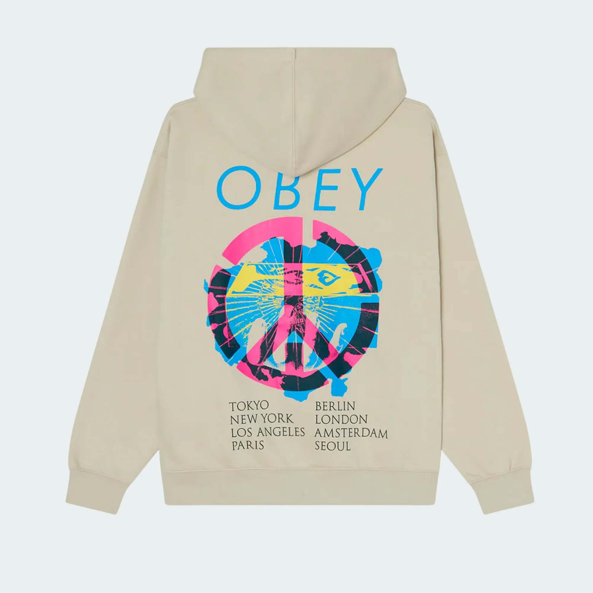 OBEY PEACE BRICK HOOD FLEECE