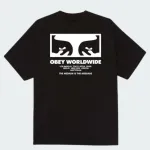 OBEY THE MEDIUM IS THE MESSAGE TEE