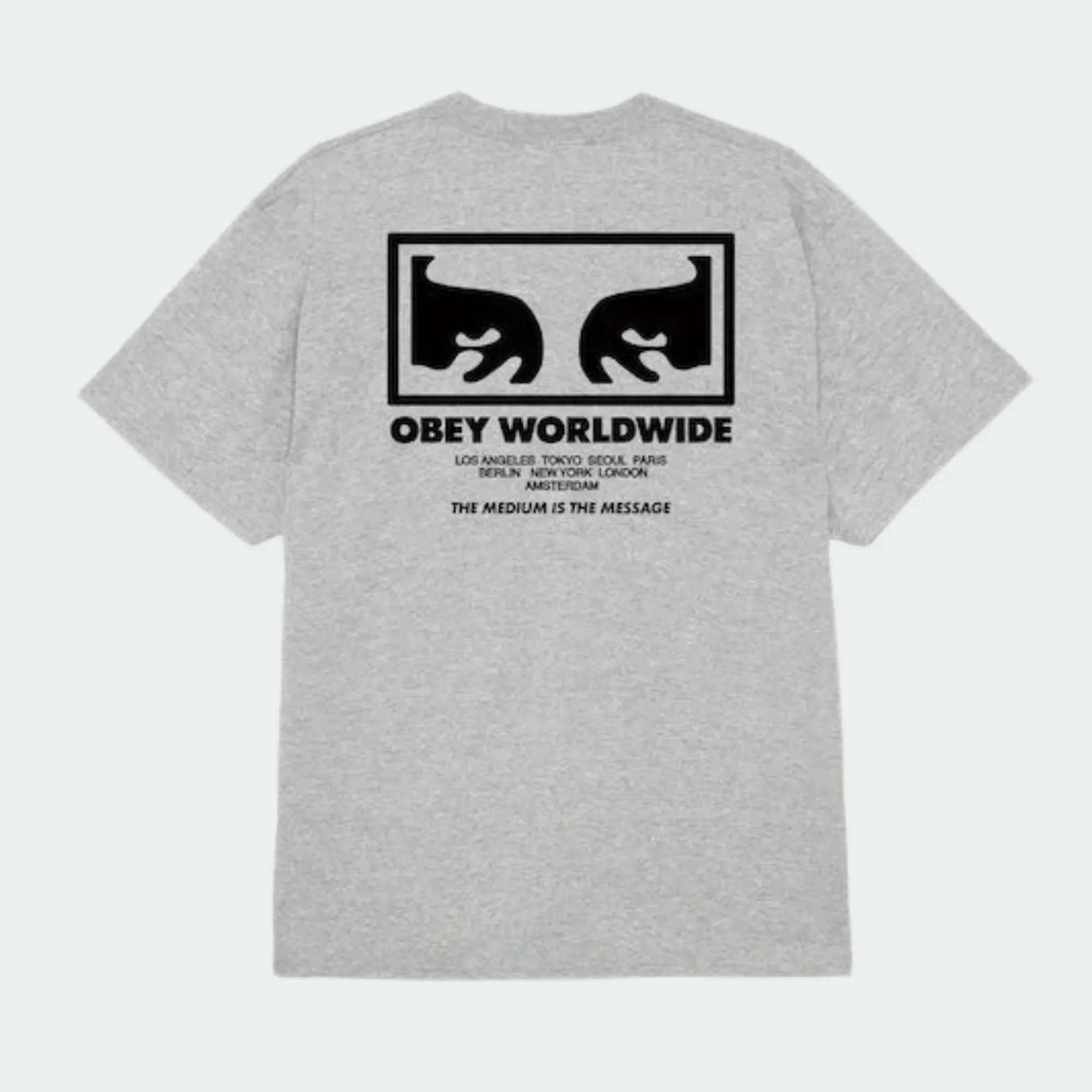 OBEY THE MEDIUM IS THE MESSAGE TEE
