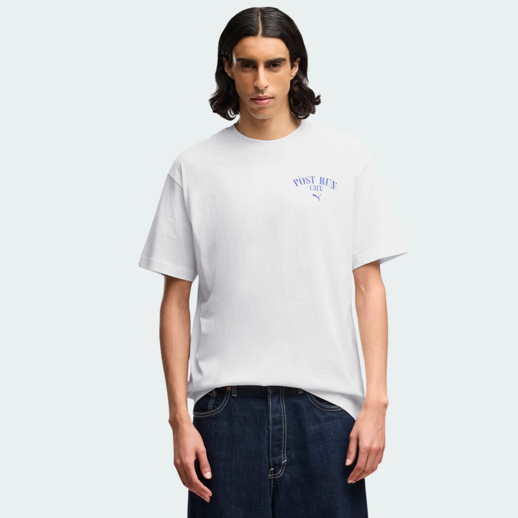 PUMA GRAPHIC PUMA CAFE RELAXED TEE
