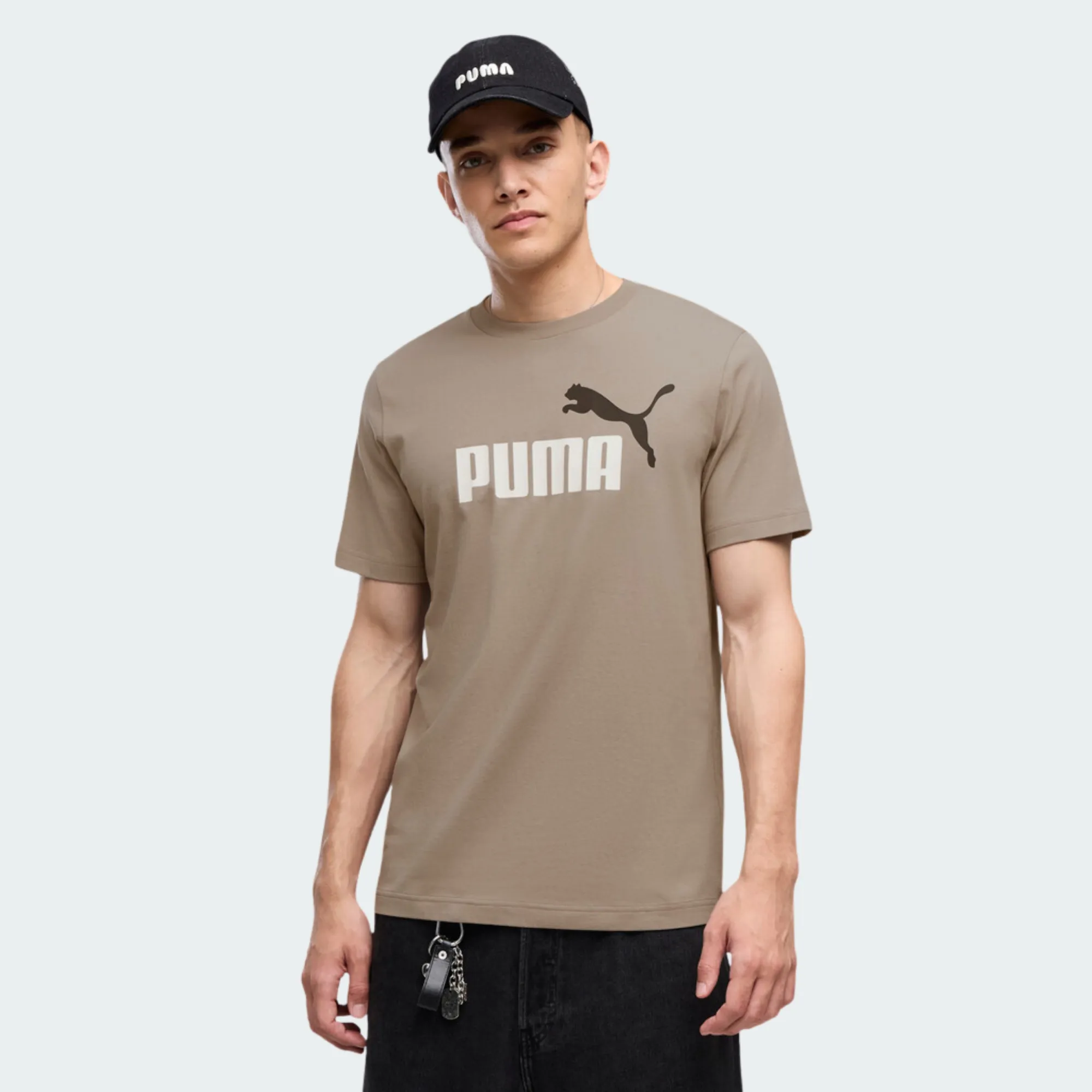 PUMA ESSENTIALS 2 COLOR NO. 1 LOGO TEE