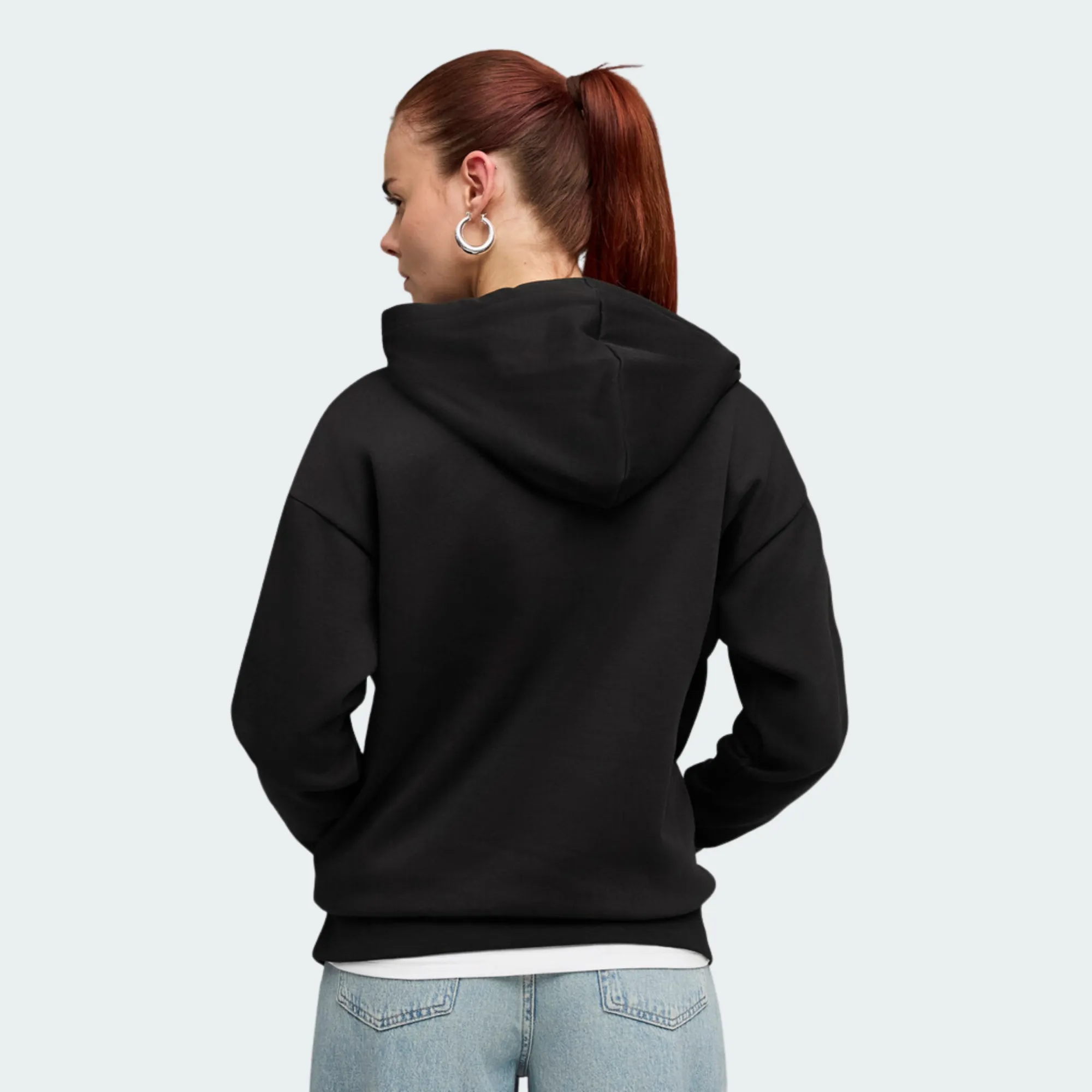 PUMA ESSENTIALS CENTERED CAT LOGO RELAXED HOODIE