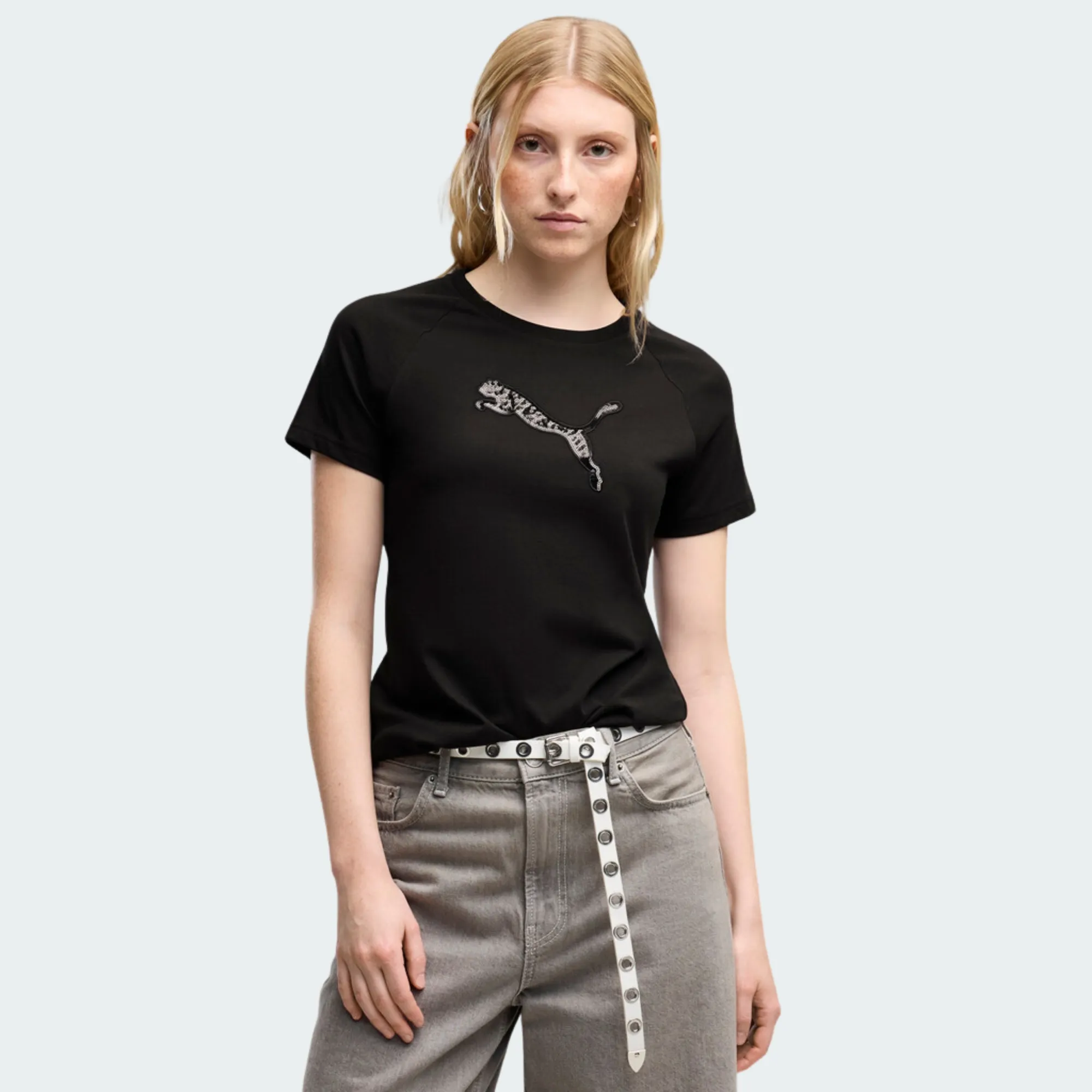 PUMA ESSENTIALS SEQUINS TEE