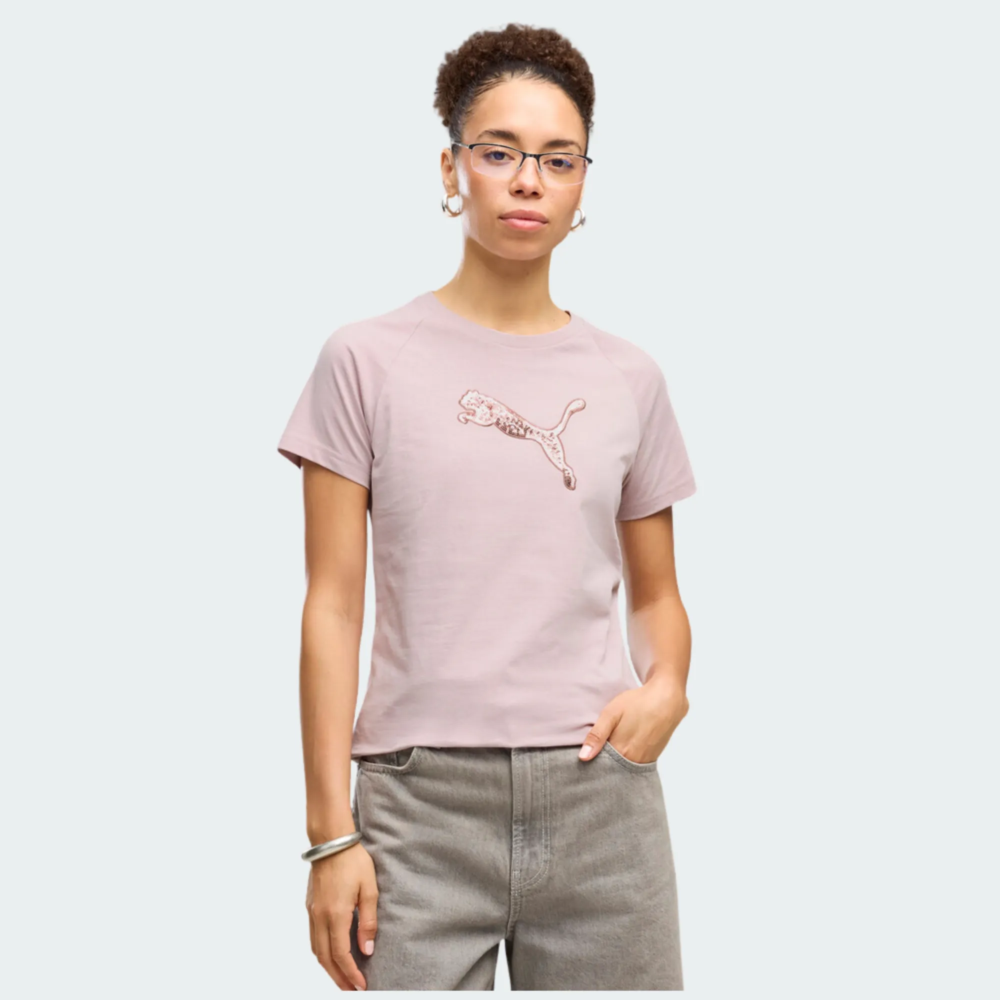 PUMA ESSENTIALS SEQUINS TEE