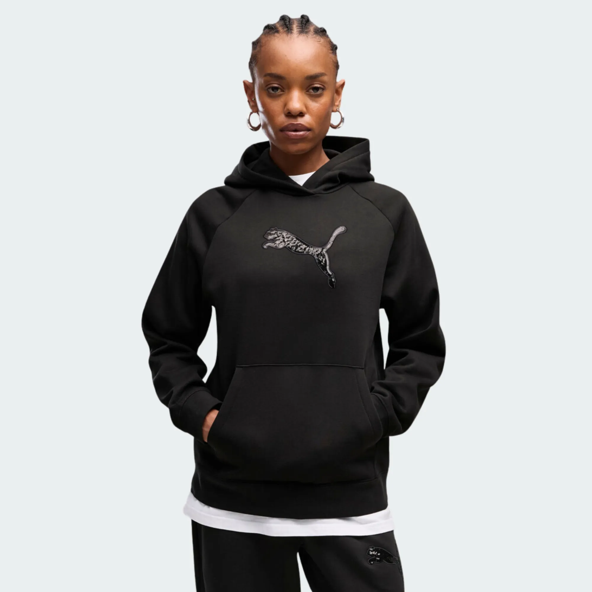 PUMA ESSENTIALS SEQUINS STANDARD HOODIE