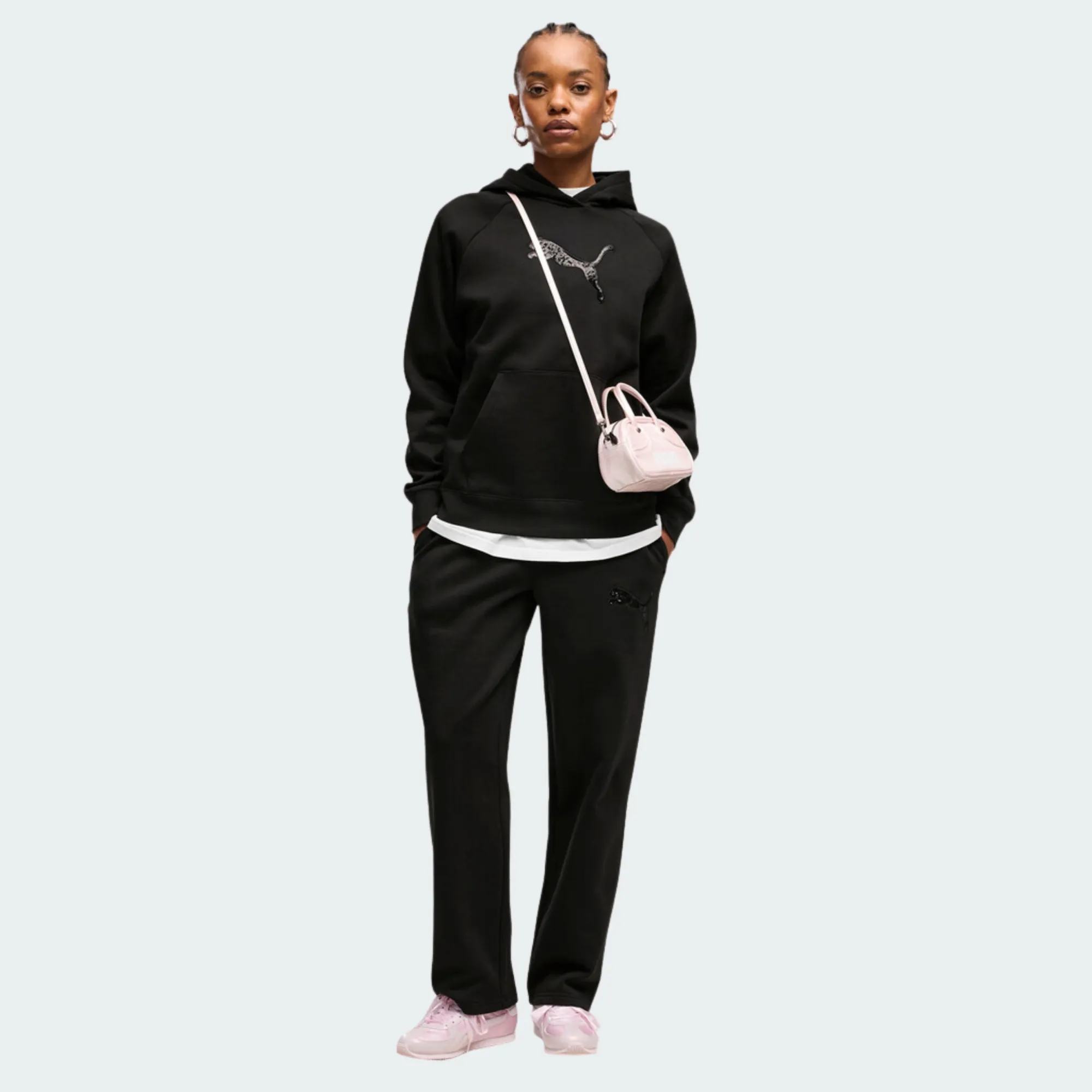 PUMA ESSENTIALS SEQUINS COMFORT PANTS