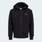 JACK & JONES CORP LOGO SWEAT ZIP HOOD