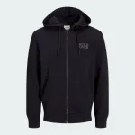 JACK & JONES CORP LOGO SWEAT ZIP HOOD
