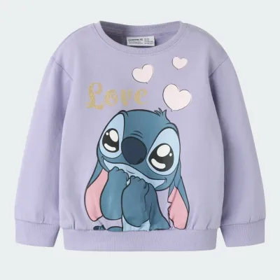 NAME IT LITTLE GIRLS ANSA STITCH SWEAT