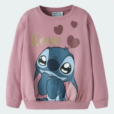 NAME IT LITTLE GIRLS ANSA STITCH SWEAT