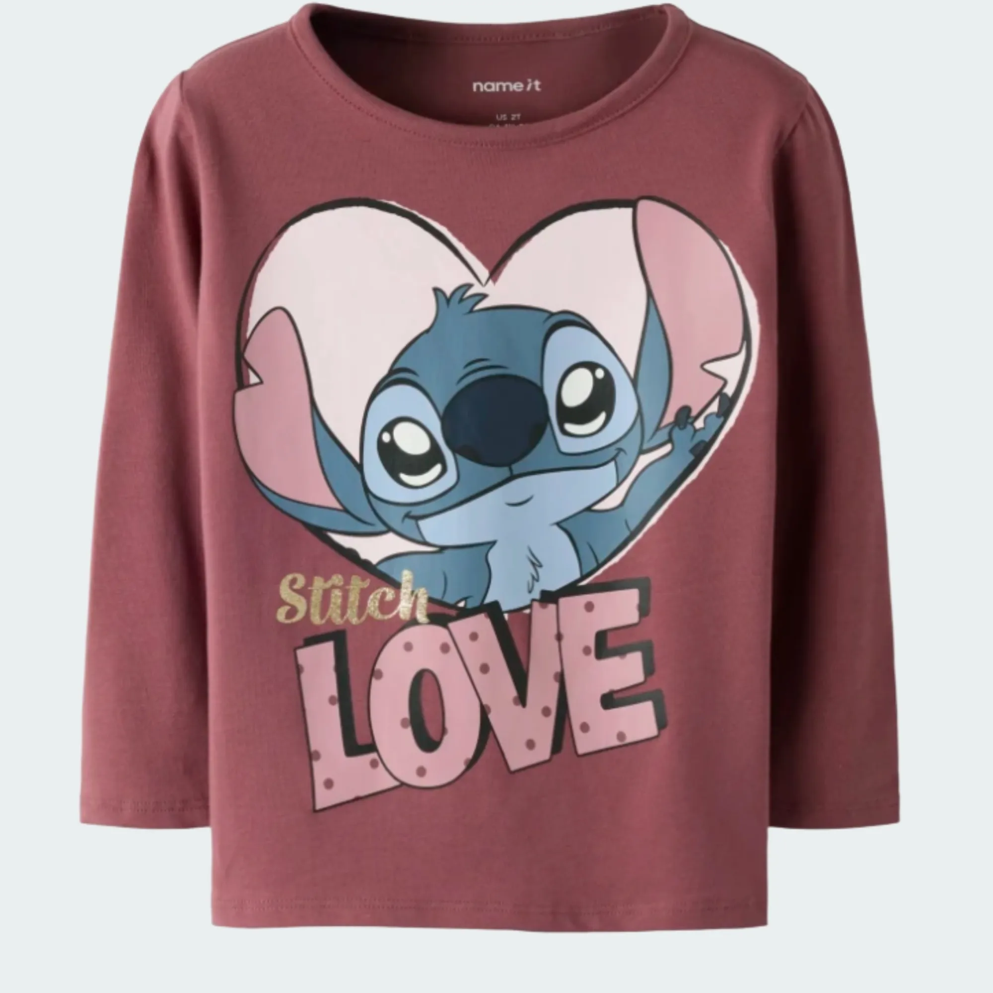 NAME IT LITTLE GIRLS ANINA STITCH TOP