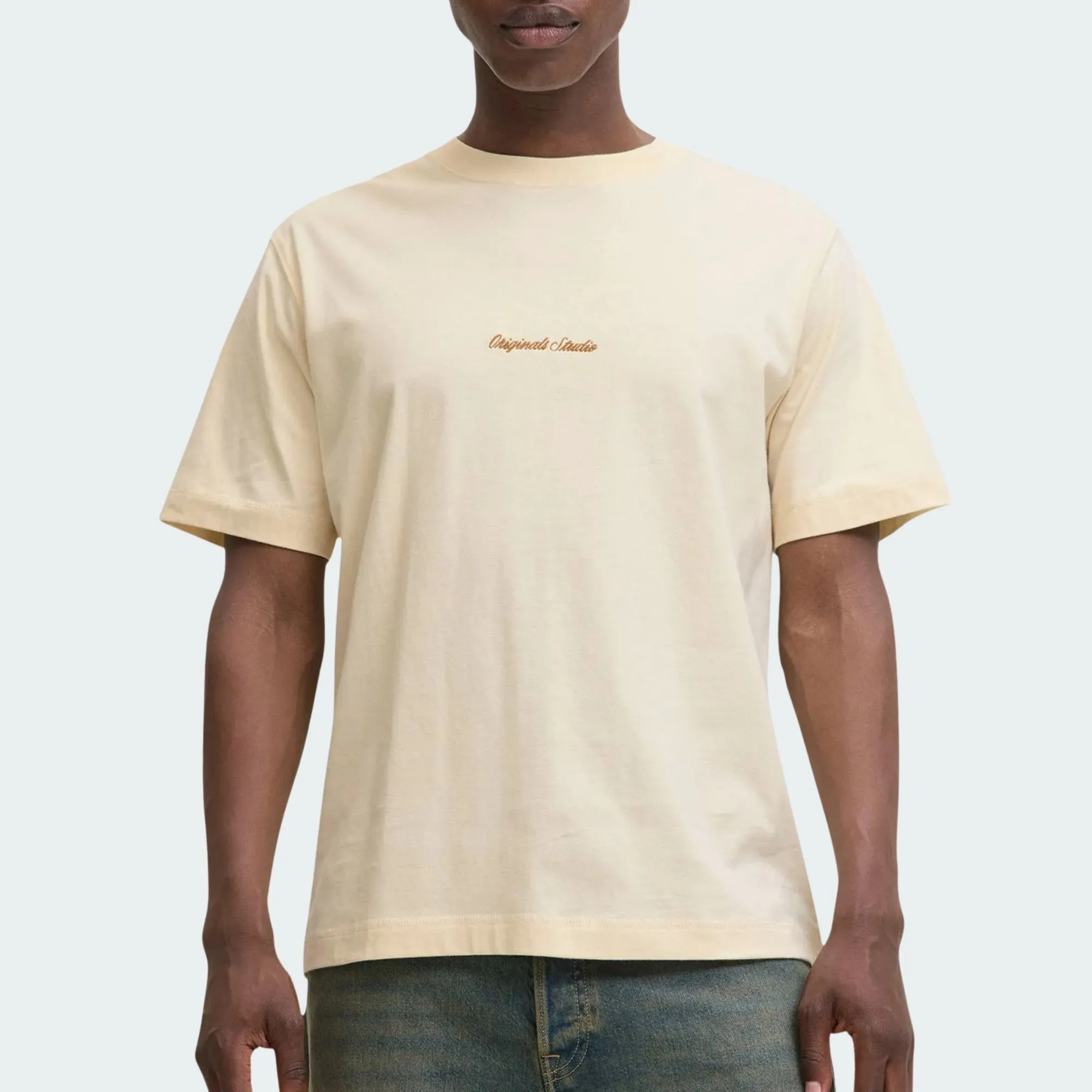 JACK & JONES NORREBRO EMB TEE CREW NECK