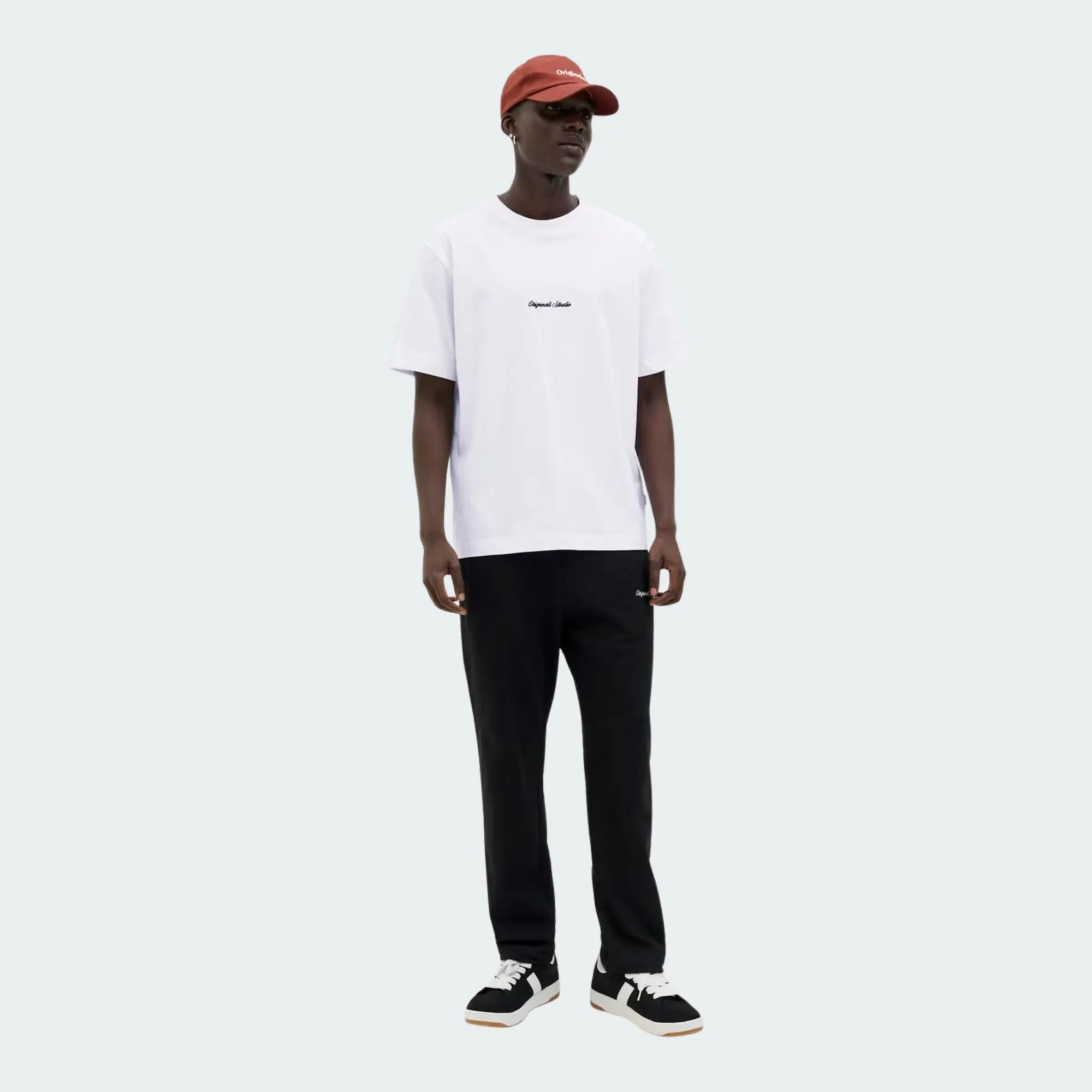 JACK & JONES NORREBRO EMB TEE CREW NECK