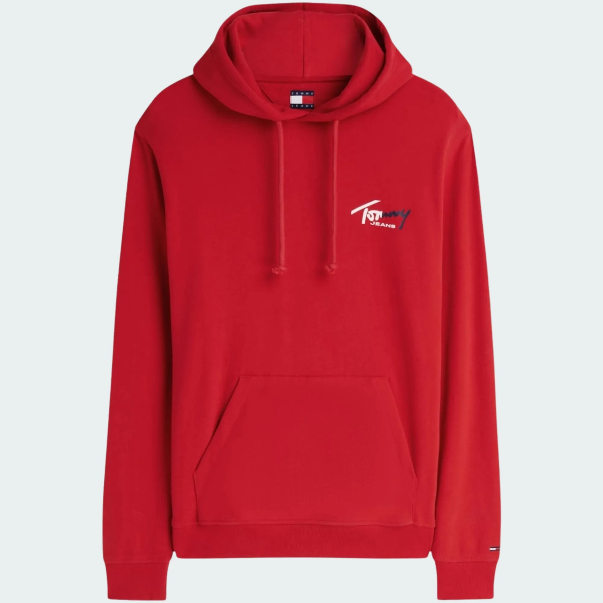 TOMMY JEANS MENS REGULAR ENTRY SIGN HOODIE