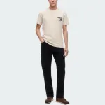 TOMMY JEANS MENS REGULAR SIGN FLAG TEE