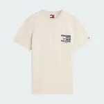 TOMMY JEANS MENS REGULAR SIGN FLAG TEE