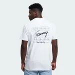 TOMMY JEANS MENS REGULAR SIGN FLAG TEE