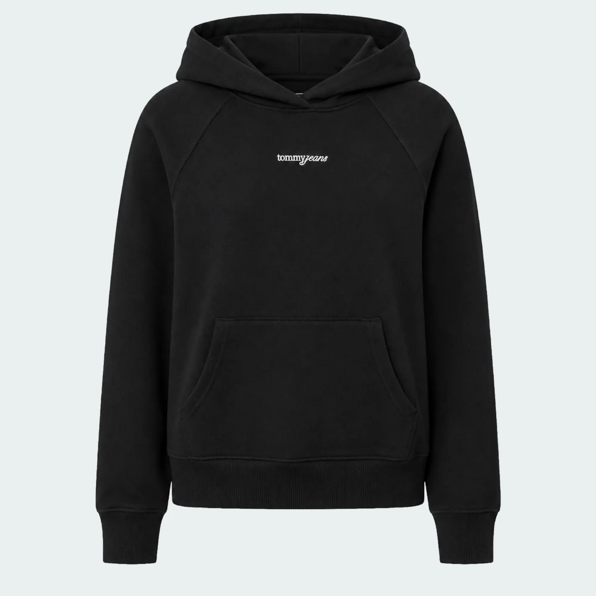 TOMMY JEANS WOMENS SCRIPT RAGLAN HOODIE